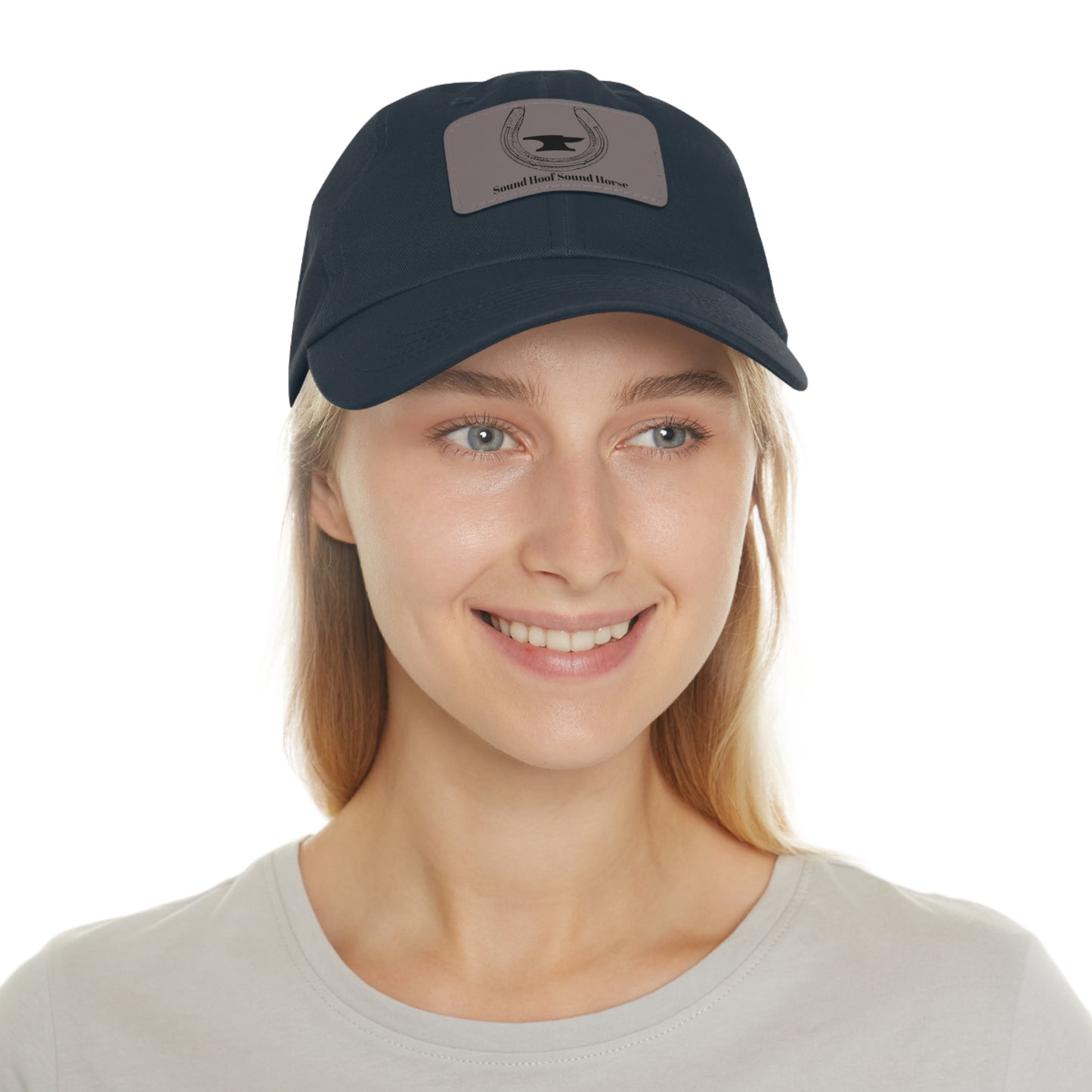 Farrier Hat Blacksmith Hat Horseshoer Hat with Patch Anvil and Horseshoe Quote for Horse Lovers