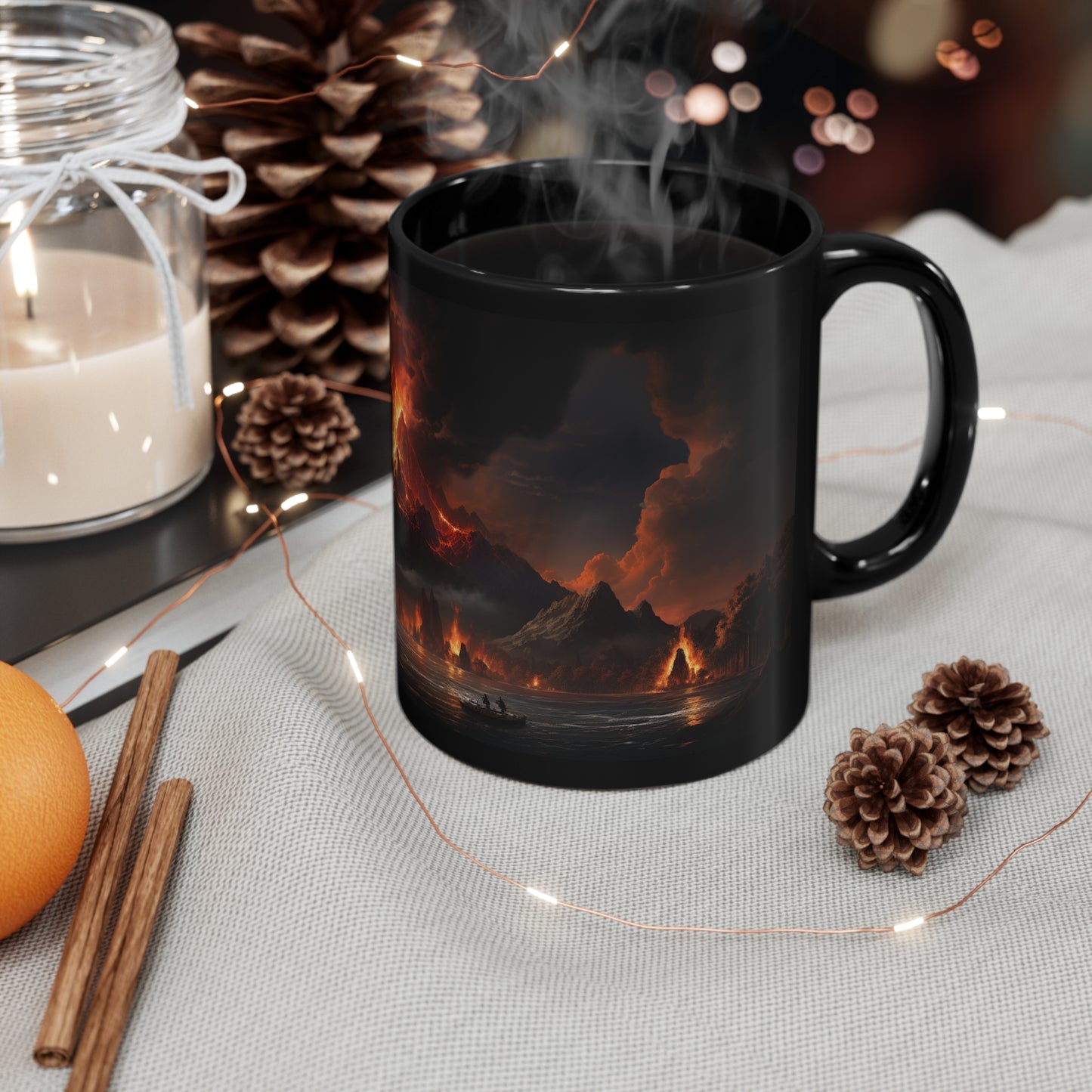 Volcano Mug Volcano Coffee Cup Lava Volcano Eruption Volcano Cup Coffee Funny Mug Island Coffee cup Lava Love