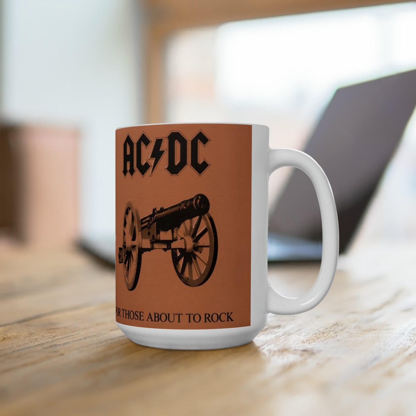 AC DC Classic Rock Albums Coffee Mug Rock Covers Cup Coffee Table Album 15oz