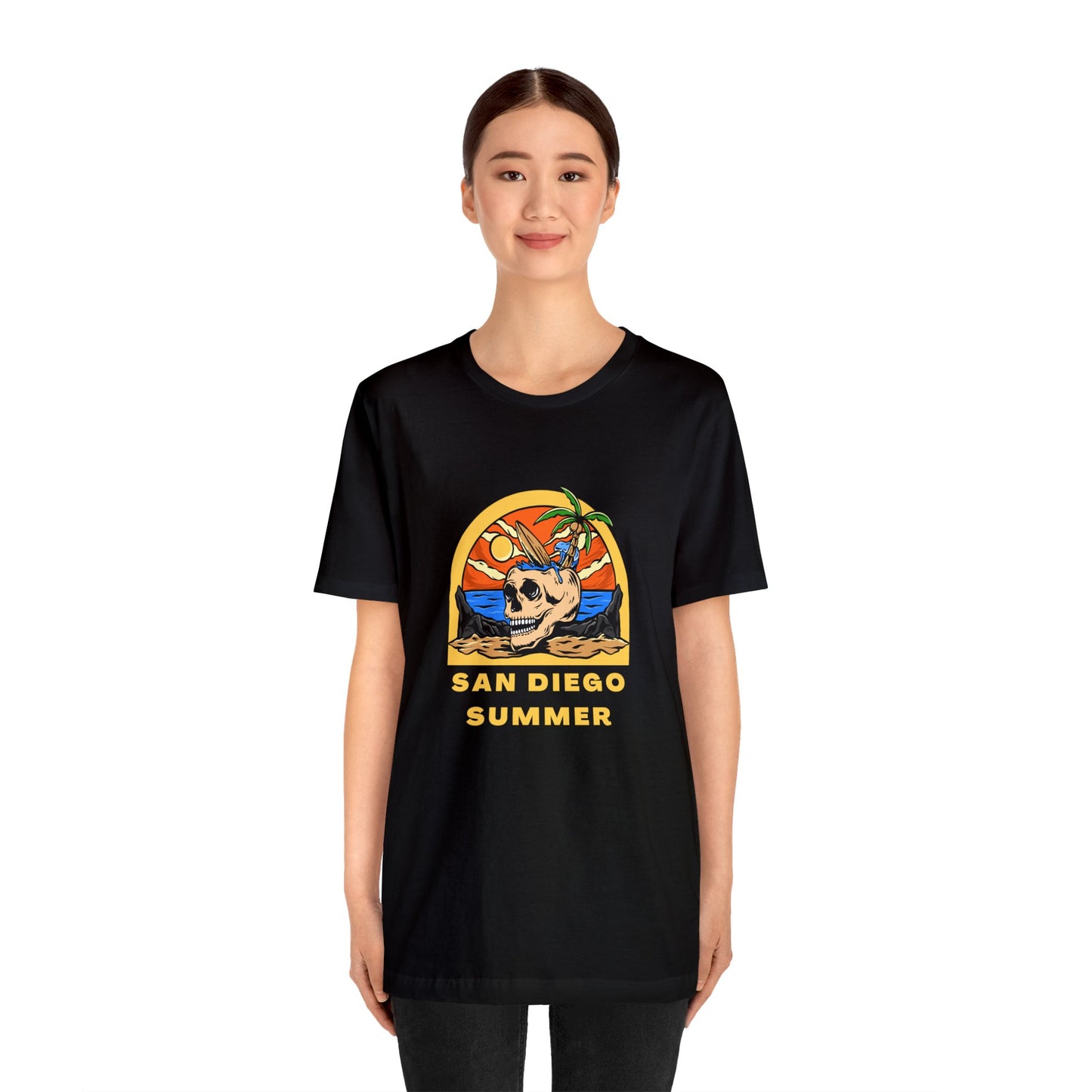 Summer Vibes T-Shirt Gift for Her Beach Lover Shirt Sunshine Tee Summer Shirt for Lady Beach Shirts Waves Shirt Surf