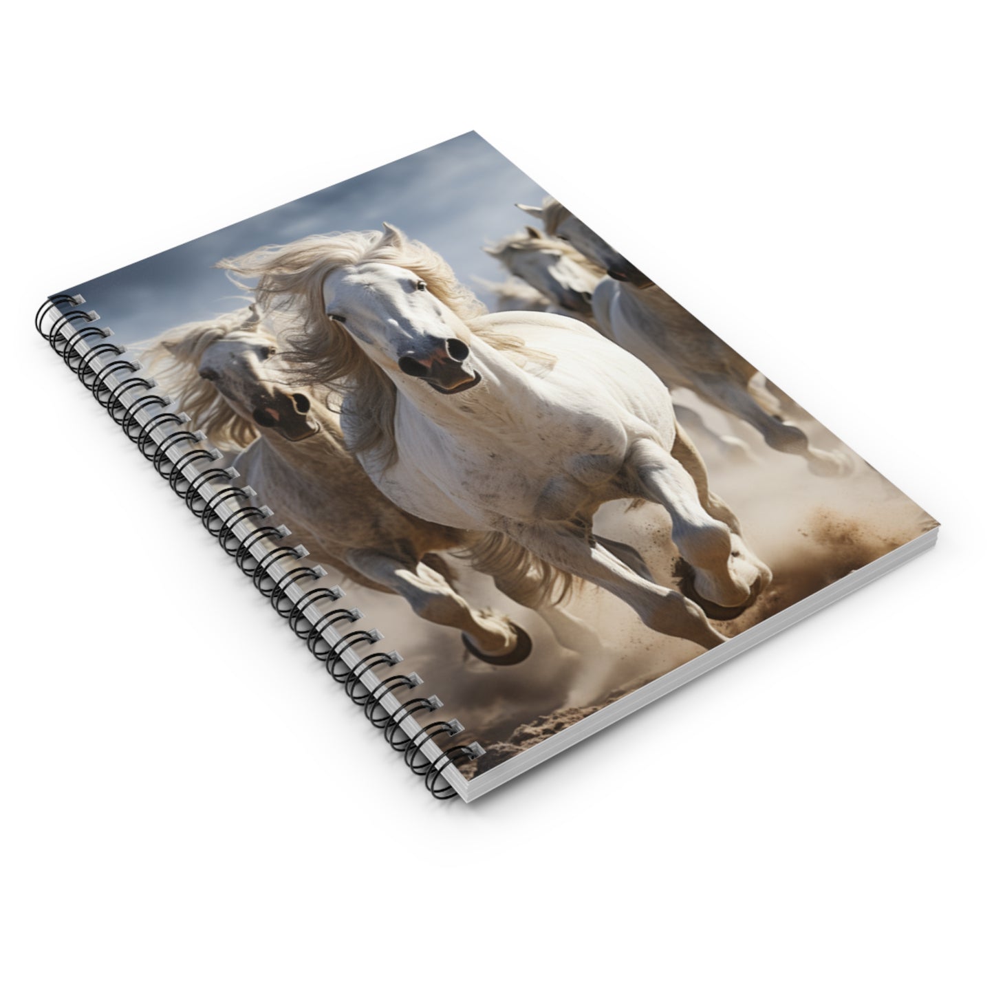 Horse Journal Spiral Notebook Spiral - Ruled Line Notepad Horse Lover Note Book Horse Gift Animal Writing Journal