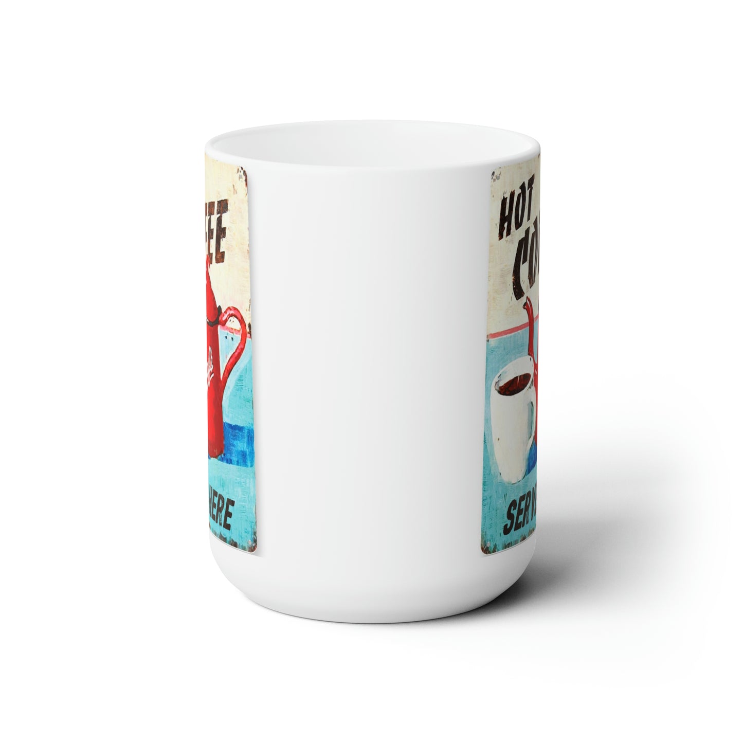 Coffee Mug Vintage Style Sign Retro Mug Old Style Coffee Coffee15oz