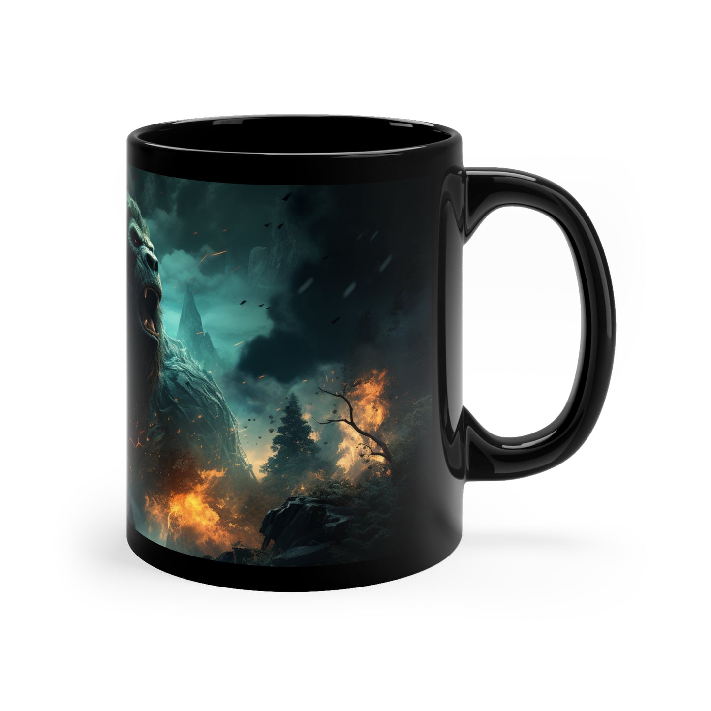 Bigfoot Ceramic Mug Yeti Mug Big Foot Mug Sasquatch Mug Sasquatch Cup Coffee Cup Coffee Mug