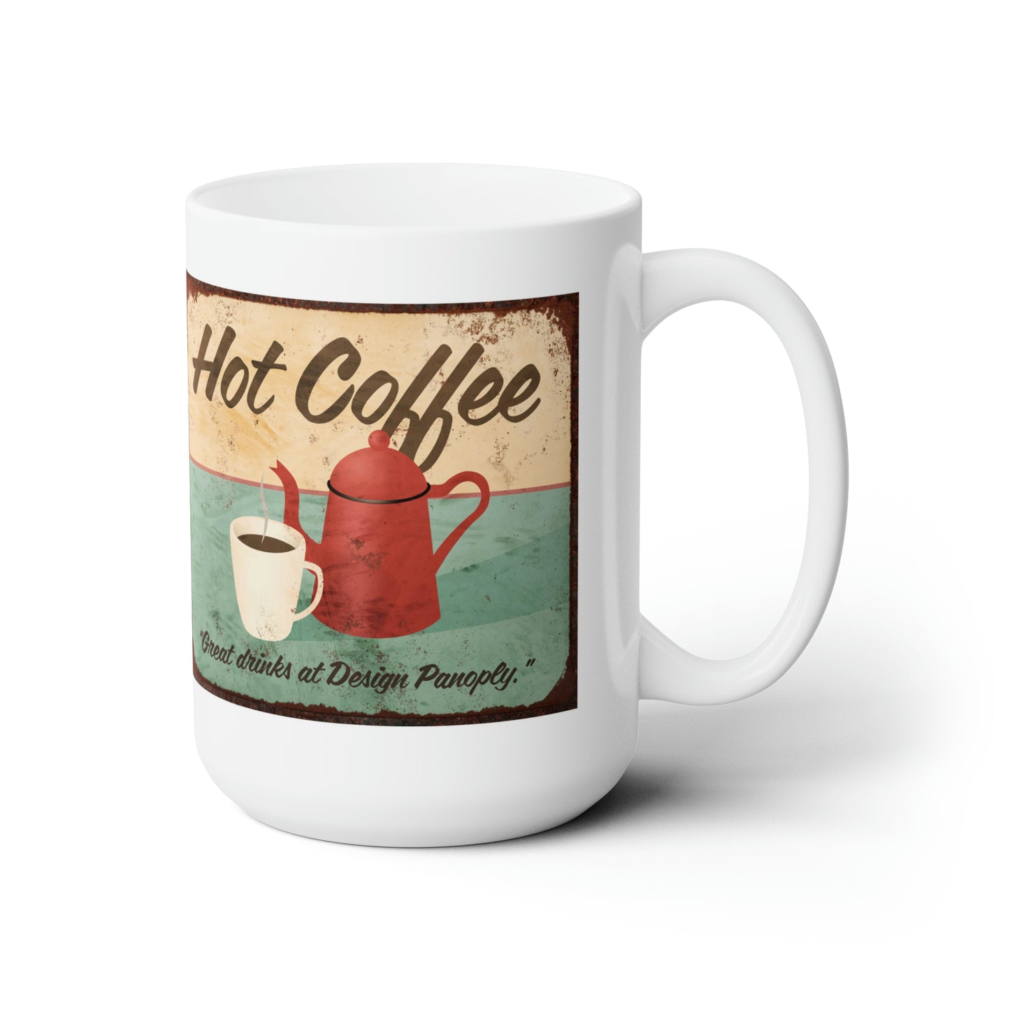 Vintage Coffee Mug Boho Classic Coffee Mugs Retro Boho Old Sign 15oz