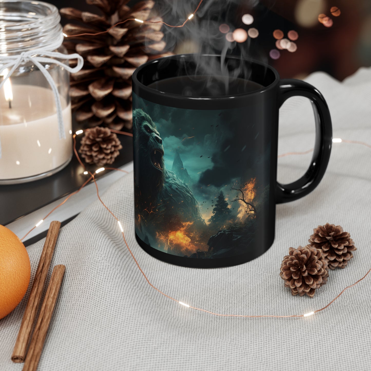 Bigfoot Ceramic Mug Yeti Mug Big Foot Mug Sasquatch Mug Sasquatch Cup Coffee Cup Coffee Mug