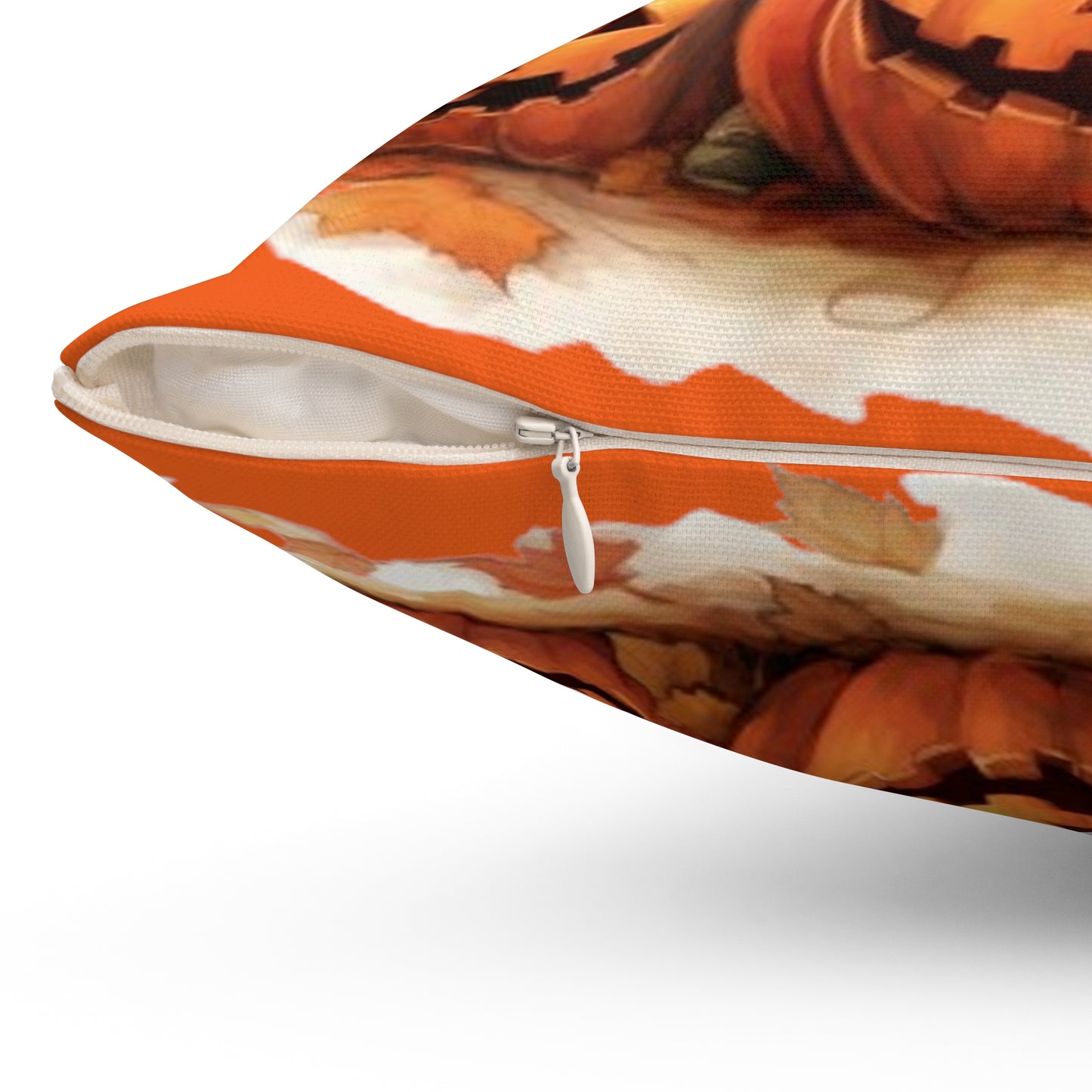 Pumpkin Patch Pillow Halloween Pillows Ghost Decor Fall Color Pillow Throw Pillows Home Spooky Decorations Spun Polyester Square