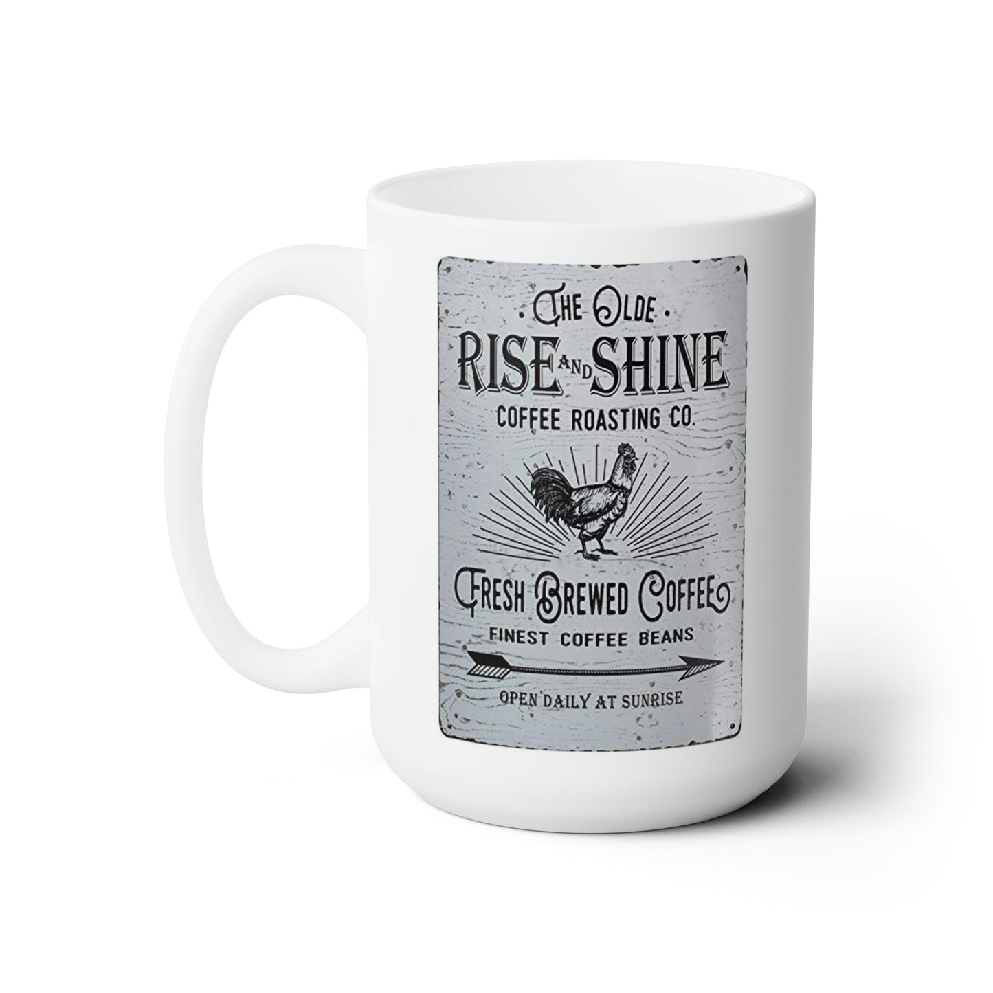 Classic Boho Vintage Coffee Mug Retro Style Funny Mugs 15oz