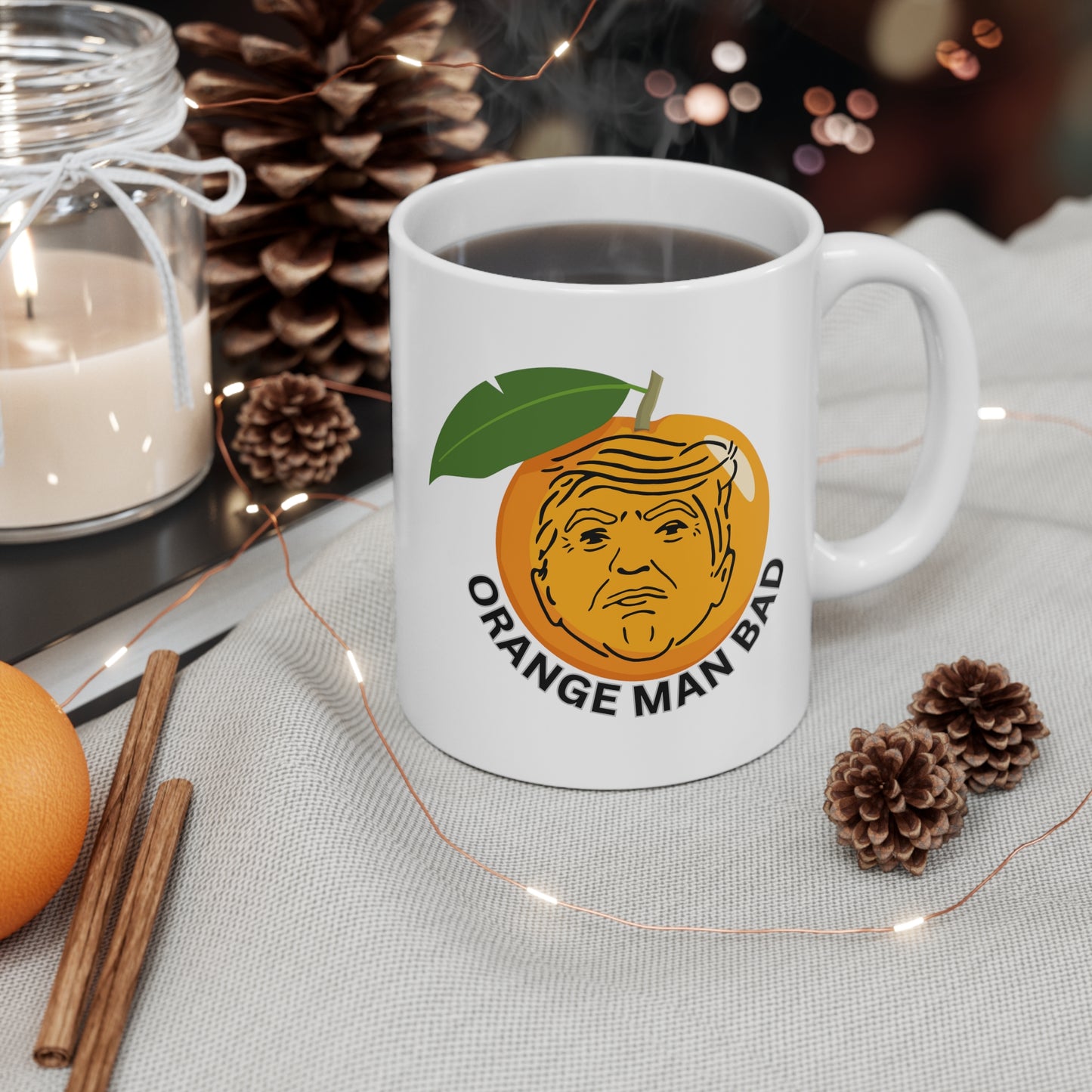 Trump Coffee Ceramic Mug 11oz Trumpmugs Conservative Coffee Mug Gift for Dad Trump Mug Trump Father Mug For Men Republican Coffee Mug