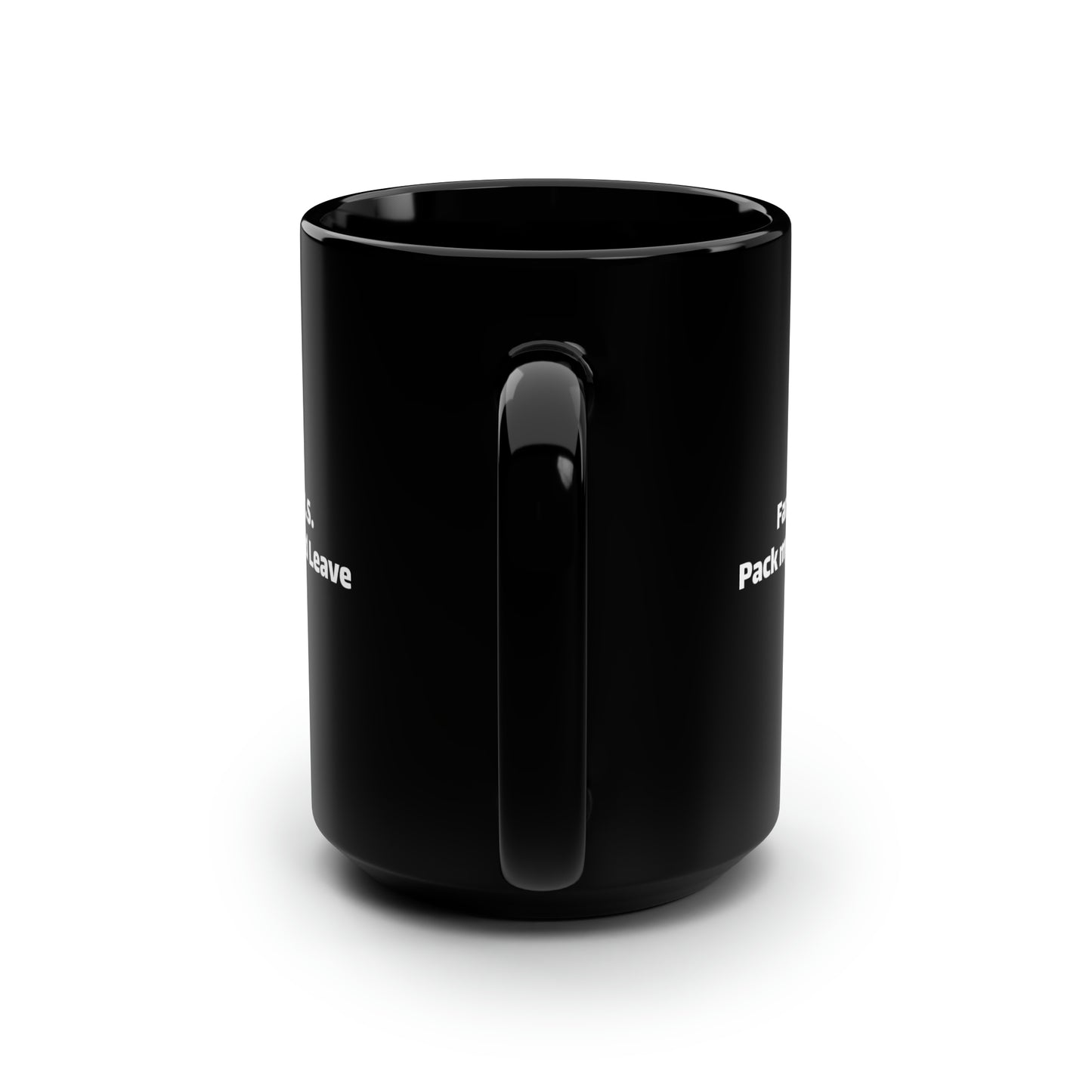Farrier Coffee Mug PMS for Bad Clients and Bad Horses Black Mug, 15oz