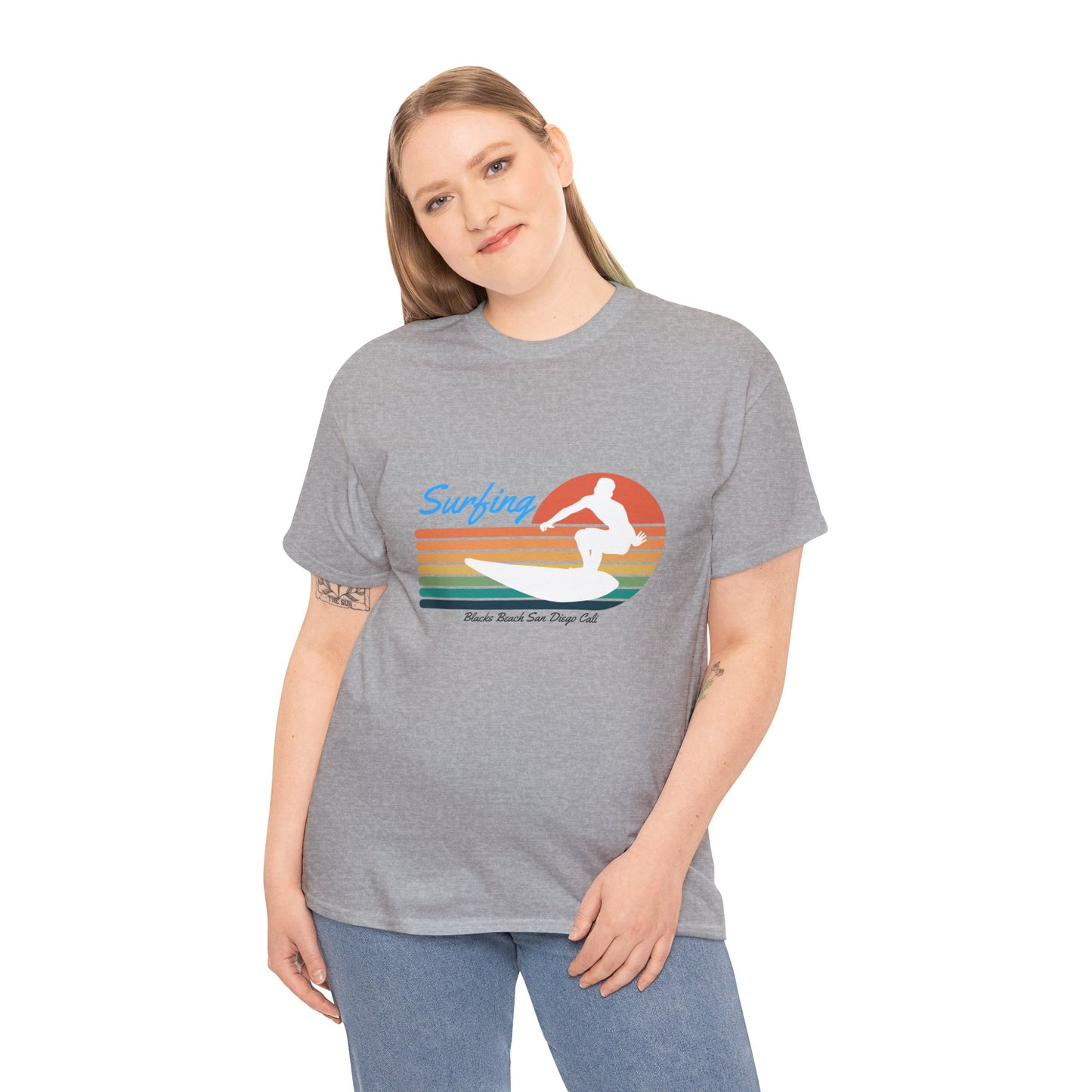 Beach Graphic Tees Crew Neck Positive Tee Trendy Vintage Tshirt Punchy Cute Comfy Weird Artsy Trendy