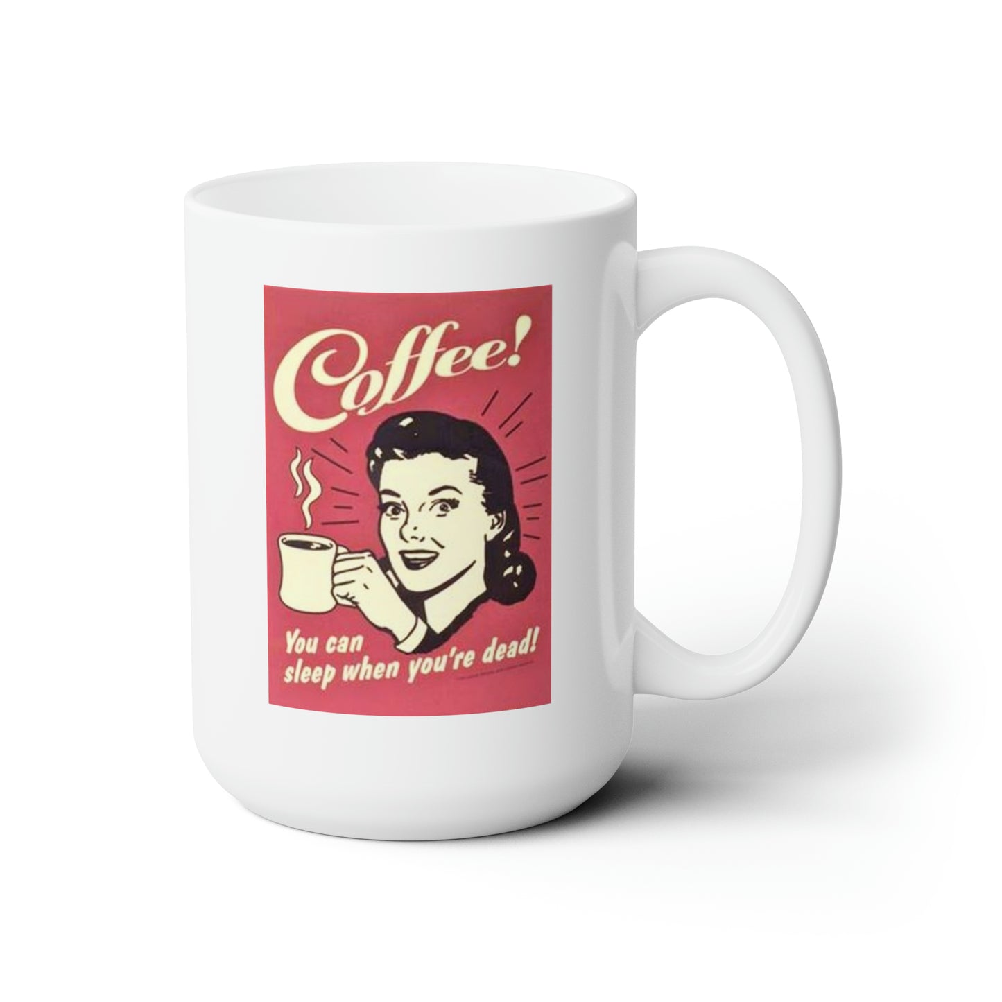 Funny Coffee Mug Vintage Coffee Mug Classic Coffee Mugs Retro Coffee Cup 15oz
