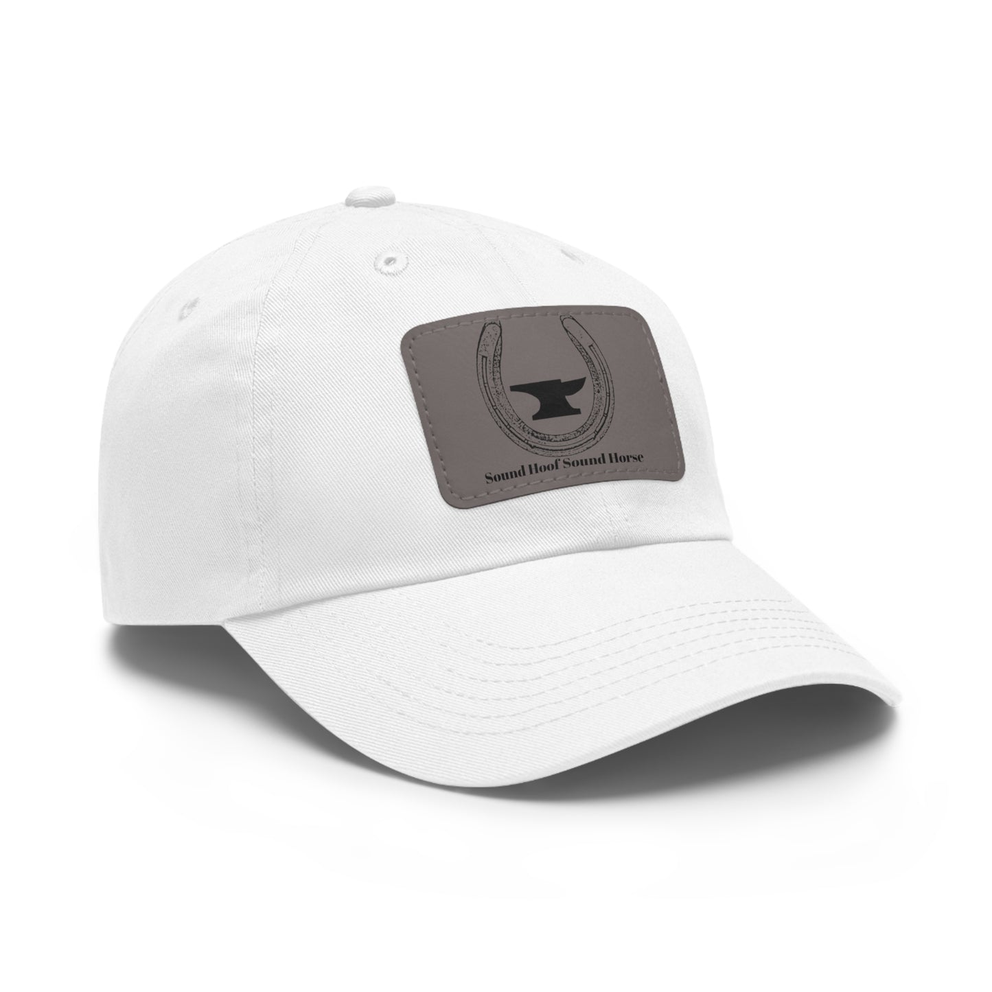 Farrier Hat Blacksmith Hat Horseshoer Hat with Patch Anvil and Horseshoe Quote for Horse Lovers