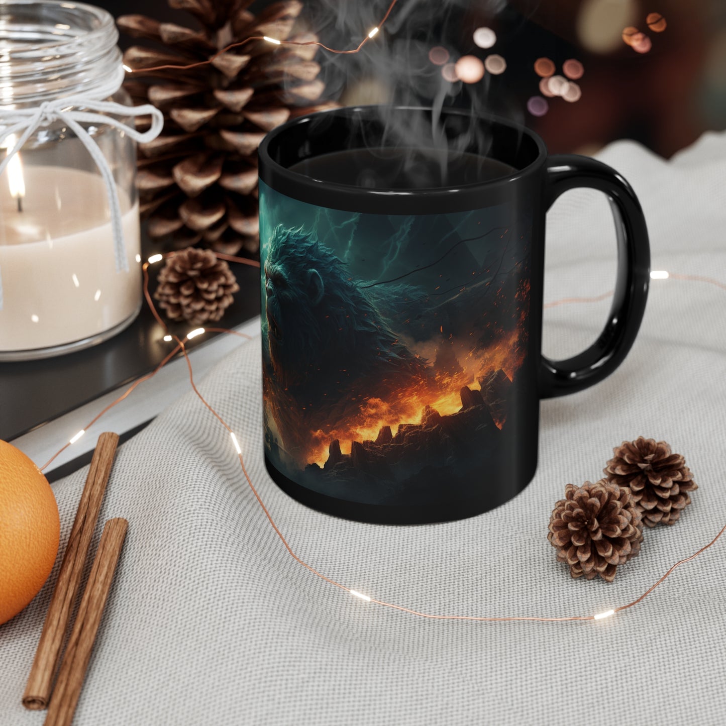 Bigfoot Ceramic Mug Yeti Mug Big Foot Mug Sasquatch Mug Sasquatch Cup Coffee Cup Coffee Mug