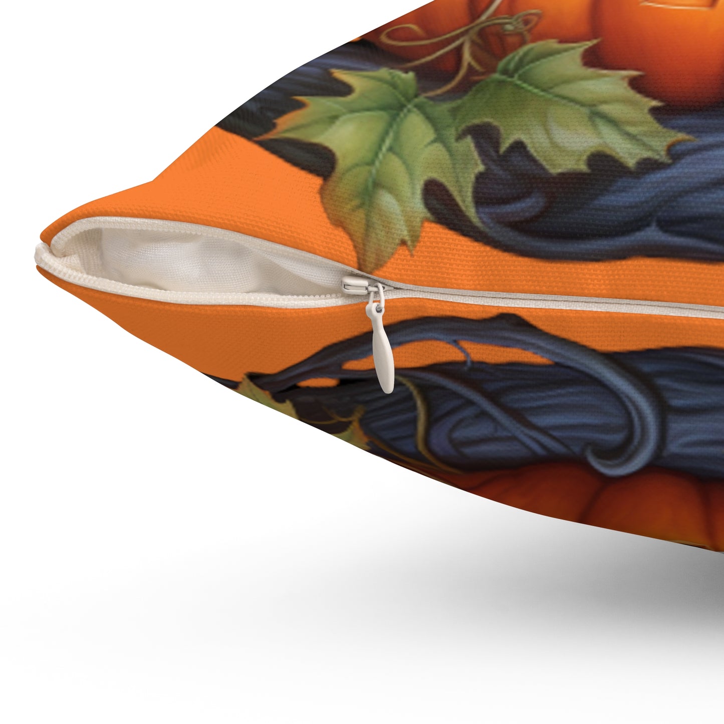 Pumpkin Spooky Ghost Pillow Halloween Pillows Ghost Decor Fall Color Pillow Throw Pillows Home Spooky Decorations Spun Polyester Square