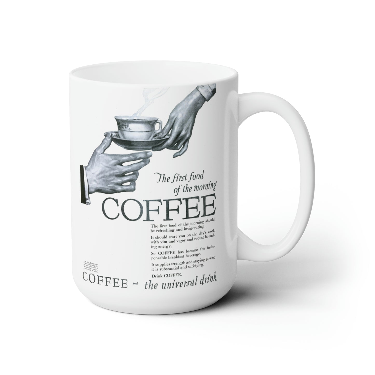 Tritonal Classic Coffee Mug Vintage Coffee Mug Retro Sign Coffee Mugs 15oz