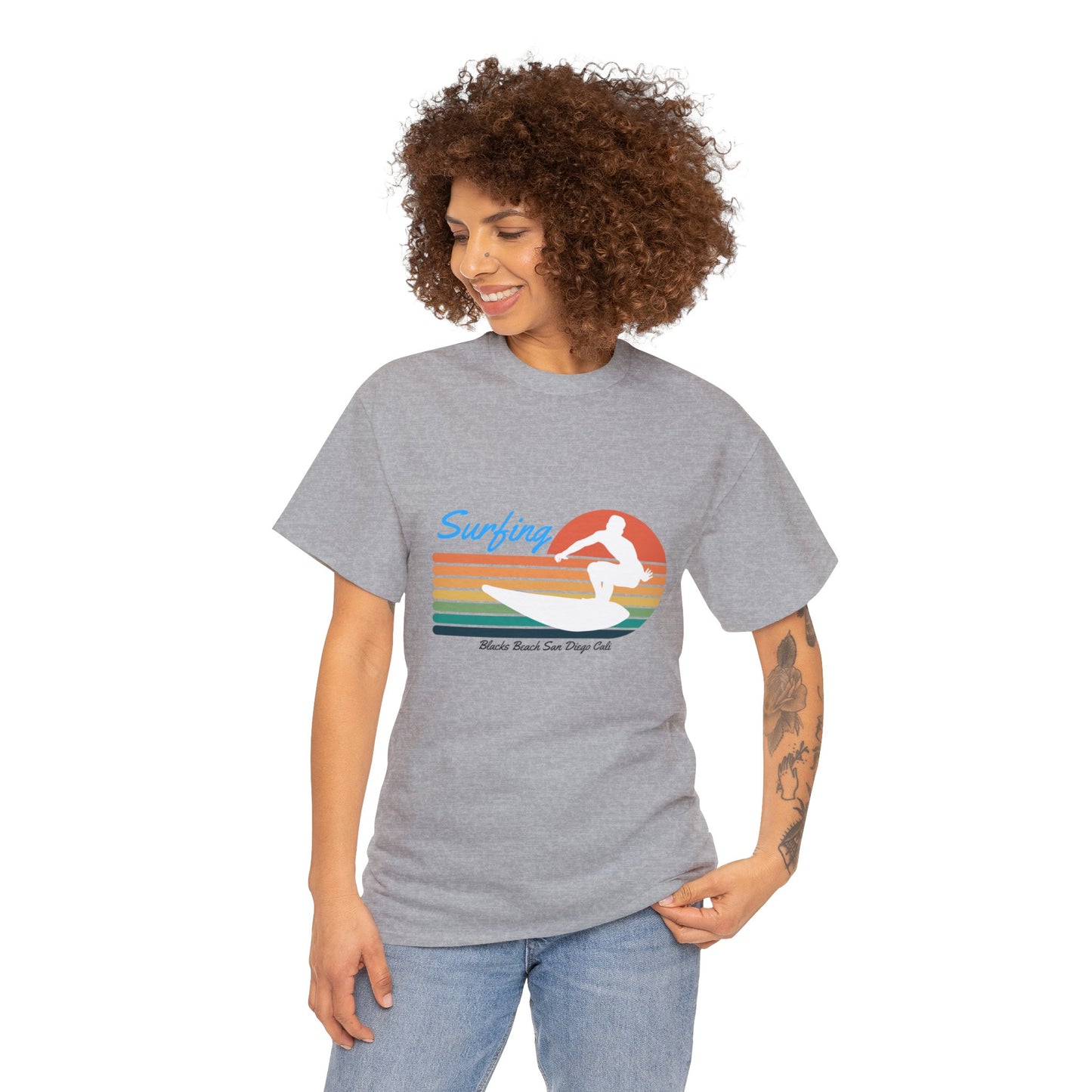 Beach Graphic Tees Crew Neck Positive Tee Trendy Vintage Tshirt Punchy Cute Comfy Weird Artsy Trendy