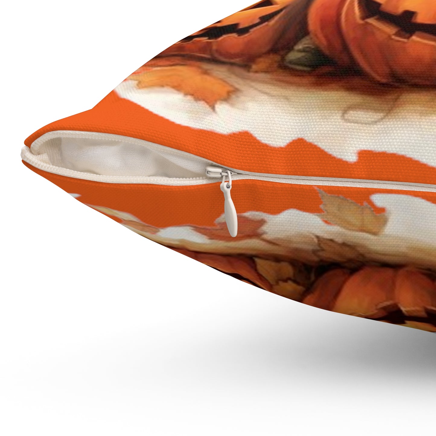 Pumpkin Patch Pillow Halloween Pillows Ghost Decor Fall Color Pillow Throw Pillows Home Spooky Decorations Spun Polyester Square