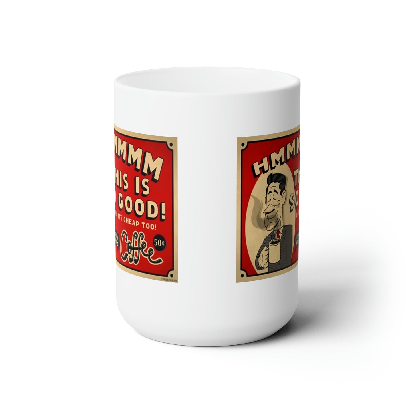 Old Vintage Advertisement Coffee Mug Classic Style Coffee Mug 15oz