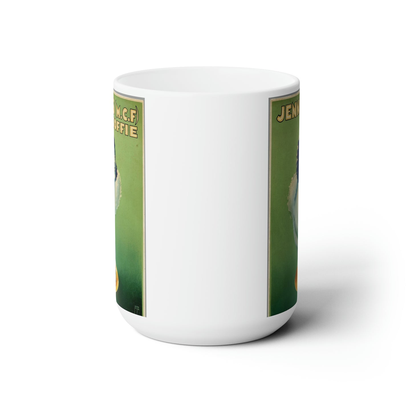 Vintage Boho Coffee Mug Classic Design Coffee Mug Retro Cup 15oz