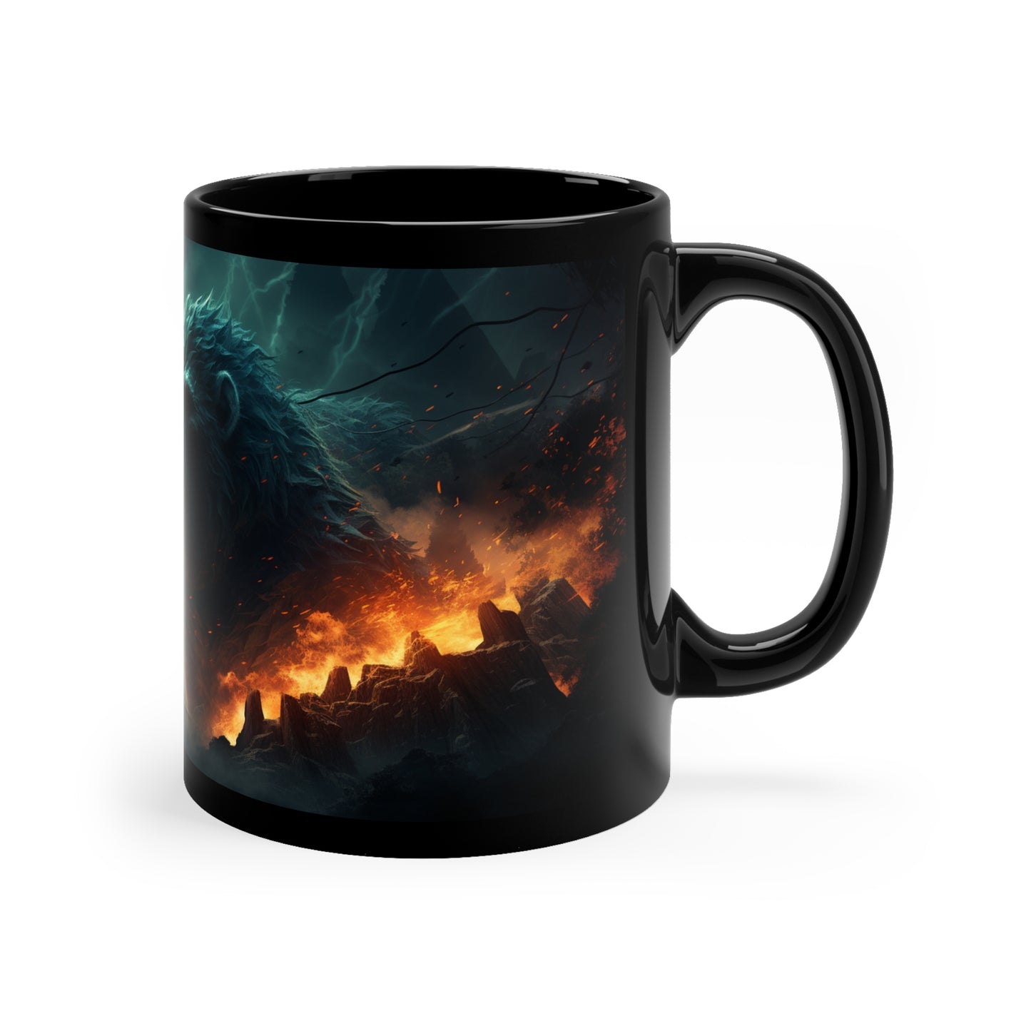 Bigfoot Ceramic Mug Yeti Mug Big Foot Mug Sasquatch Mug Sasquatch Cup Coffee Cup Coffee Mug