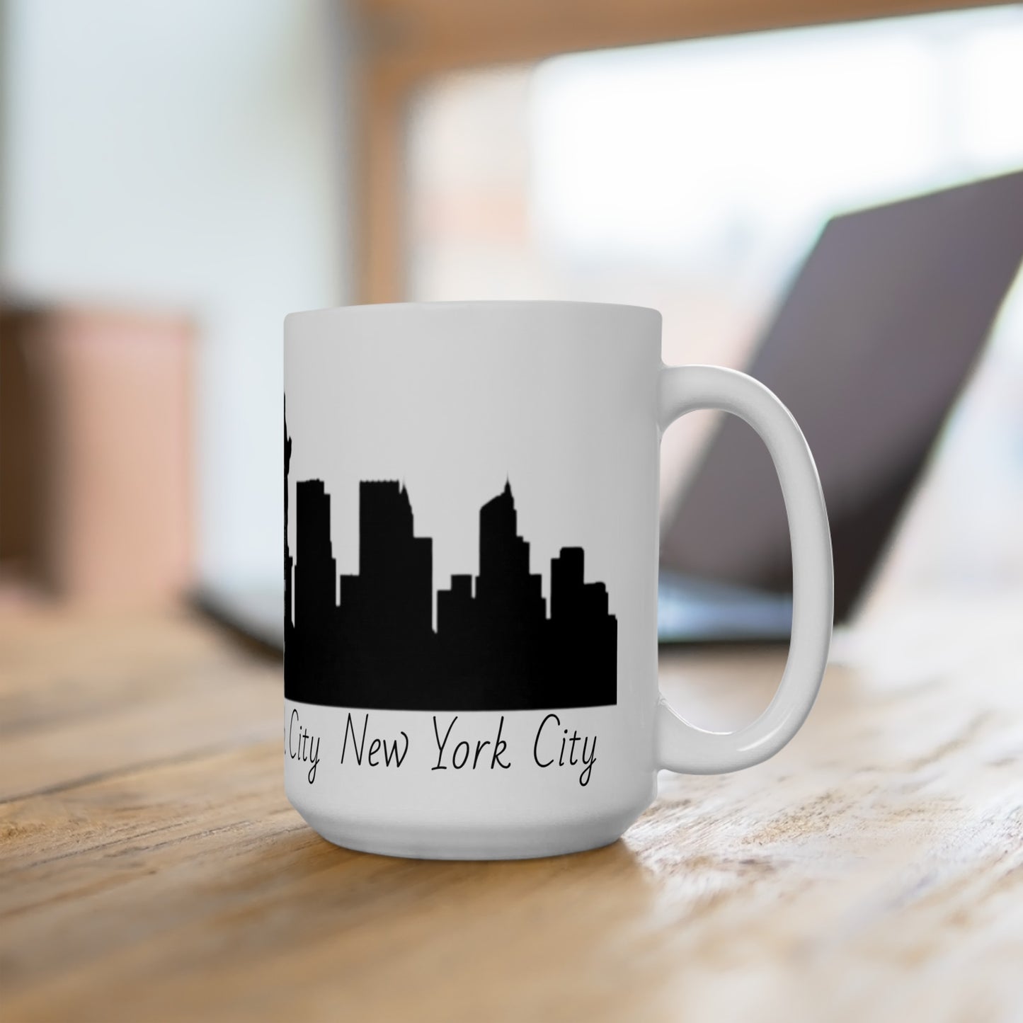 New York City Skyline Coffee Mug - Salliotte Design - Perfect Souvenir - Iconic NY - Best Gift Idea