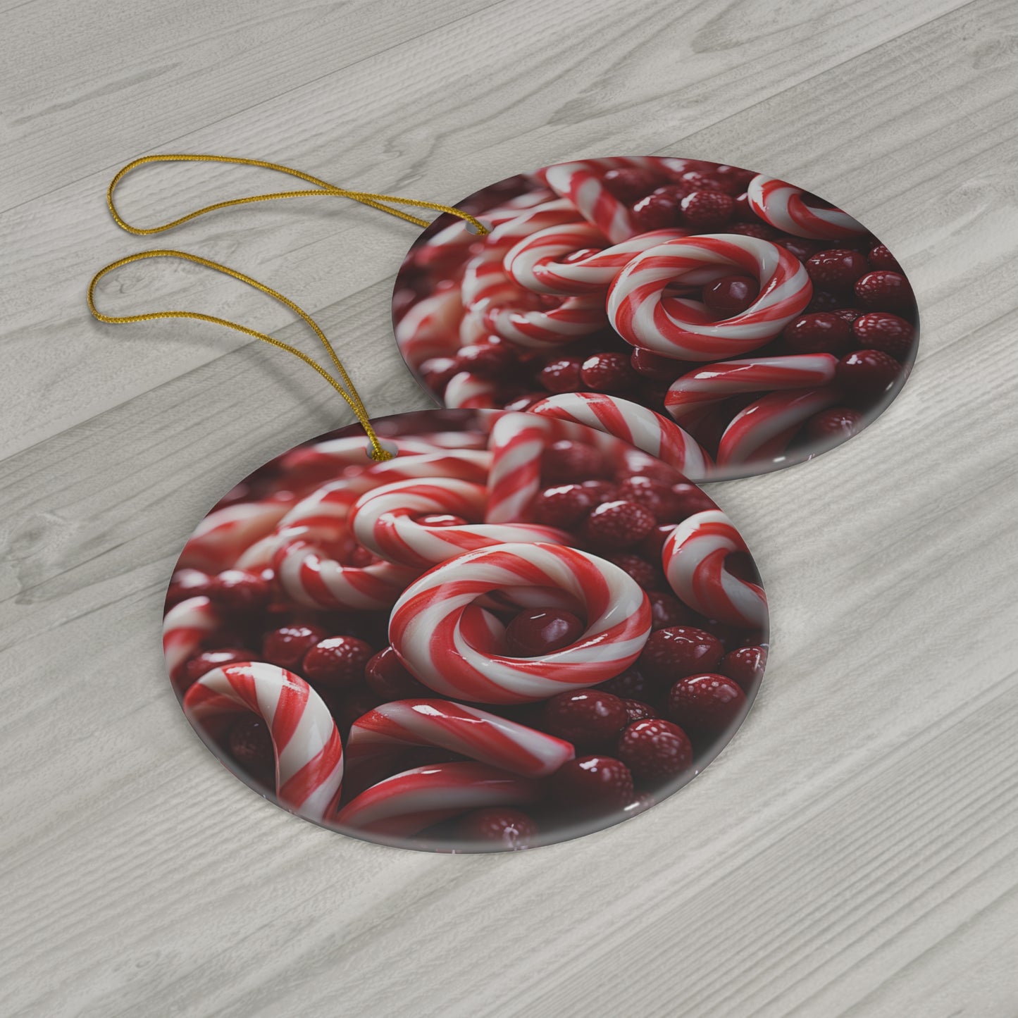 Candy Cane Tree Ceramic Ornament, 1-Pack Stocking Stuffer Christmas Ornaments Reto Tree Ornaments