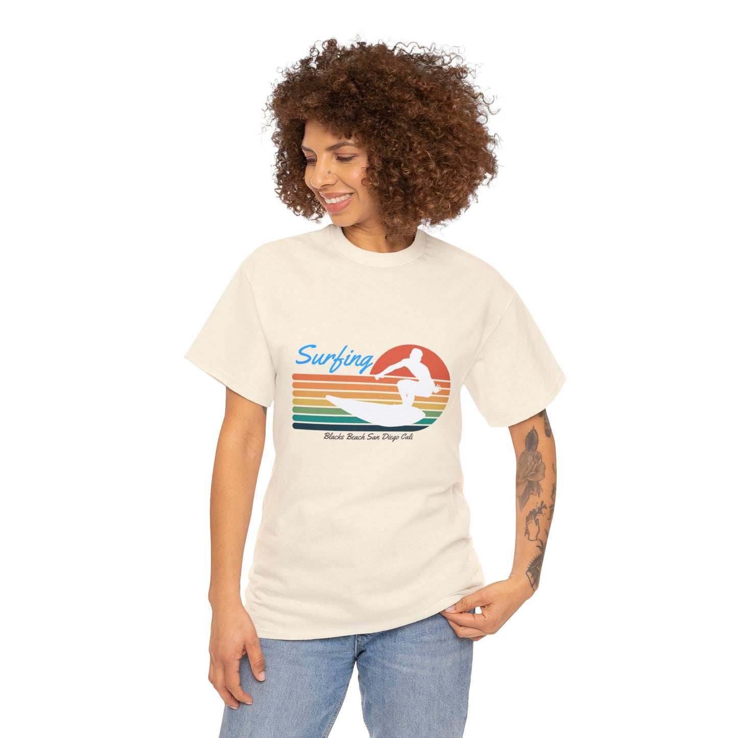 Beach Graphic Tees Crew Neck Positive Tee Trendy Vintage Tshirt Punchy Cute Comfy Weird Artsy Trendy