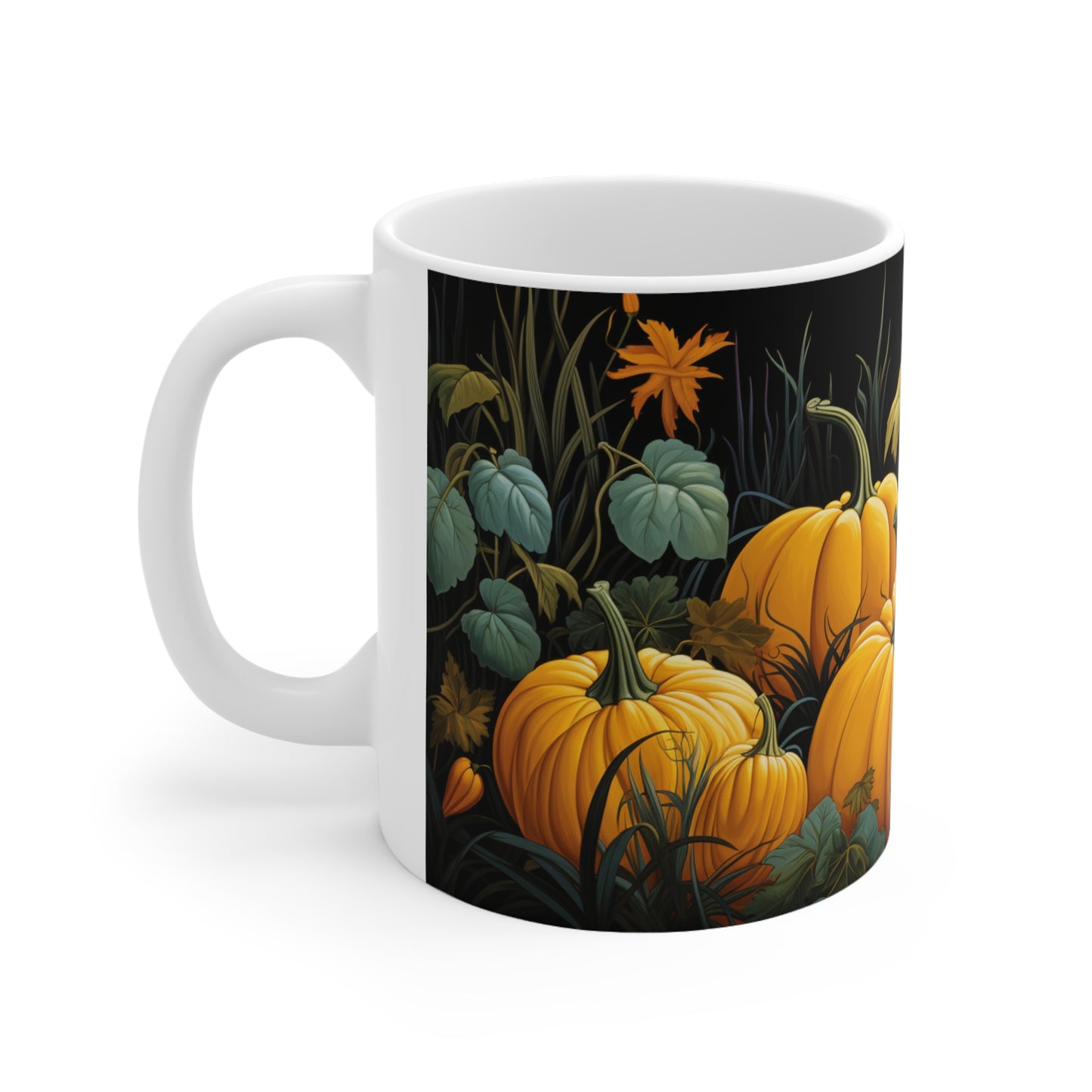 Halloween coffee mug, Pumpkin Fall Gift, Spooky Season Mug, Ghost Mug, Ghost Cup Ceramic Mug 11oz