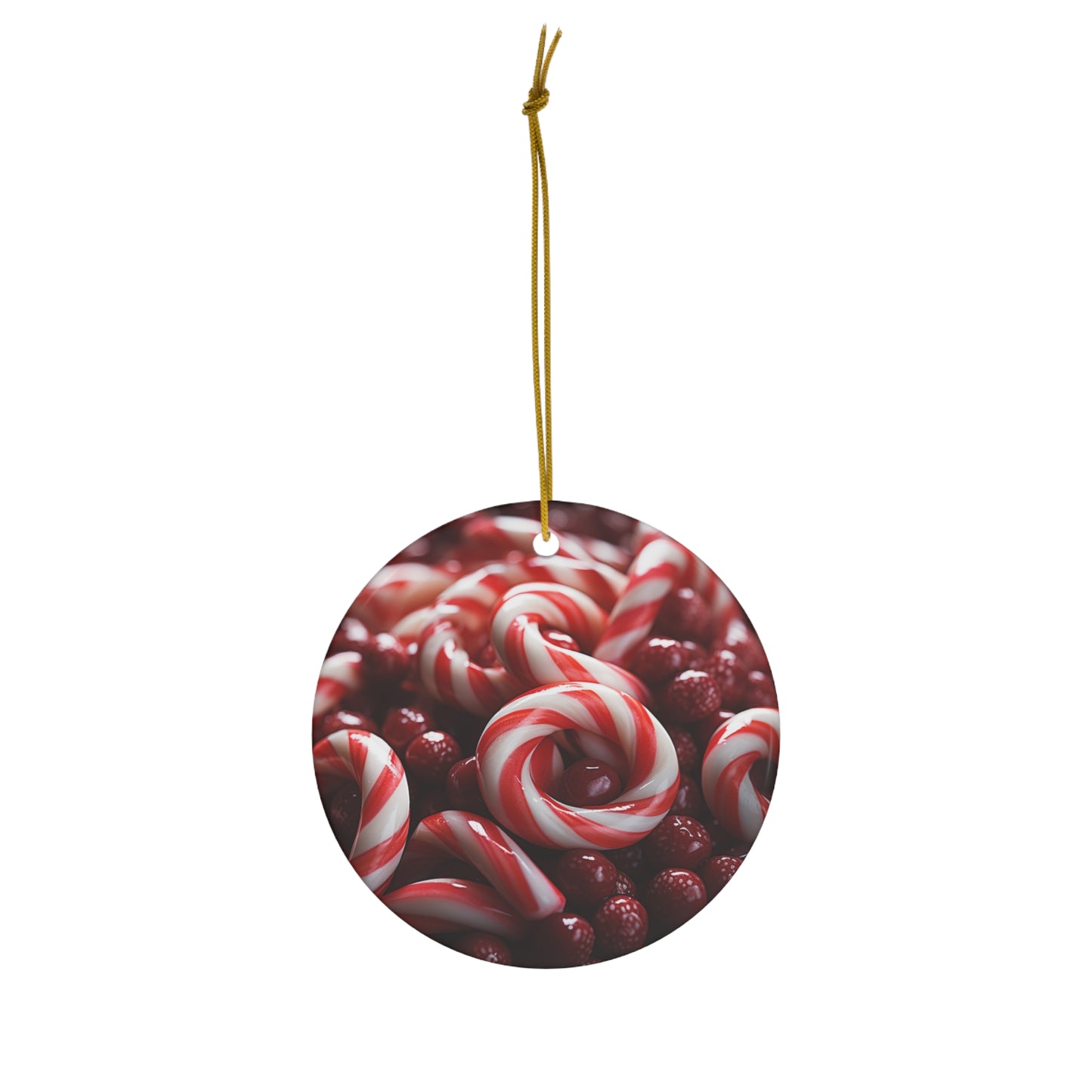 Candy Cane Tree Ceramic Ornament, 1-Pack Stocking Stuffer Christmas Ornaments Reto Tree Ornaments