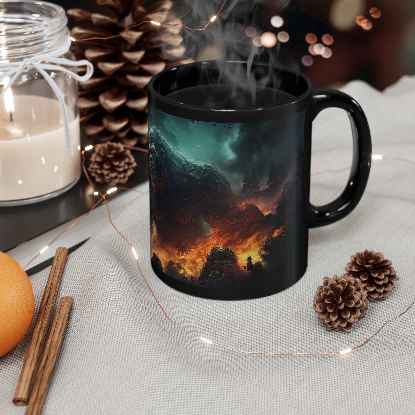 Bigfoot Ceramic Mug Yeti Mug Big Foot Mug Sasquatch Mug Sasquatch Cup Coffee Cup Coffee Mug