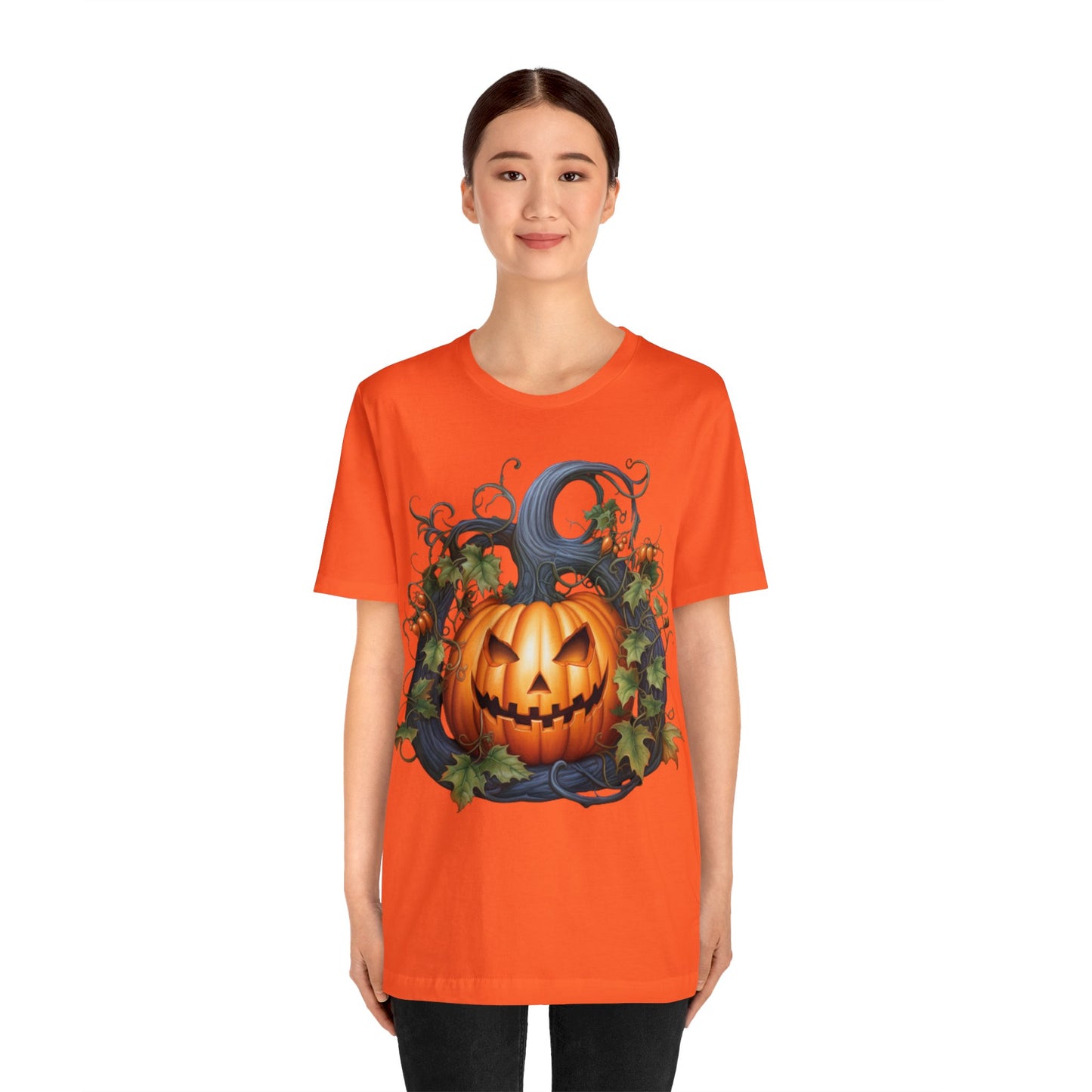 Halloween Shirt Fall Shirt for Woman Tee Fun Season T-shirt Pumkin Shirt Funny Shirt Halloween Clothing Halloween Costumes Fall Shirt