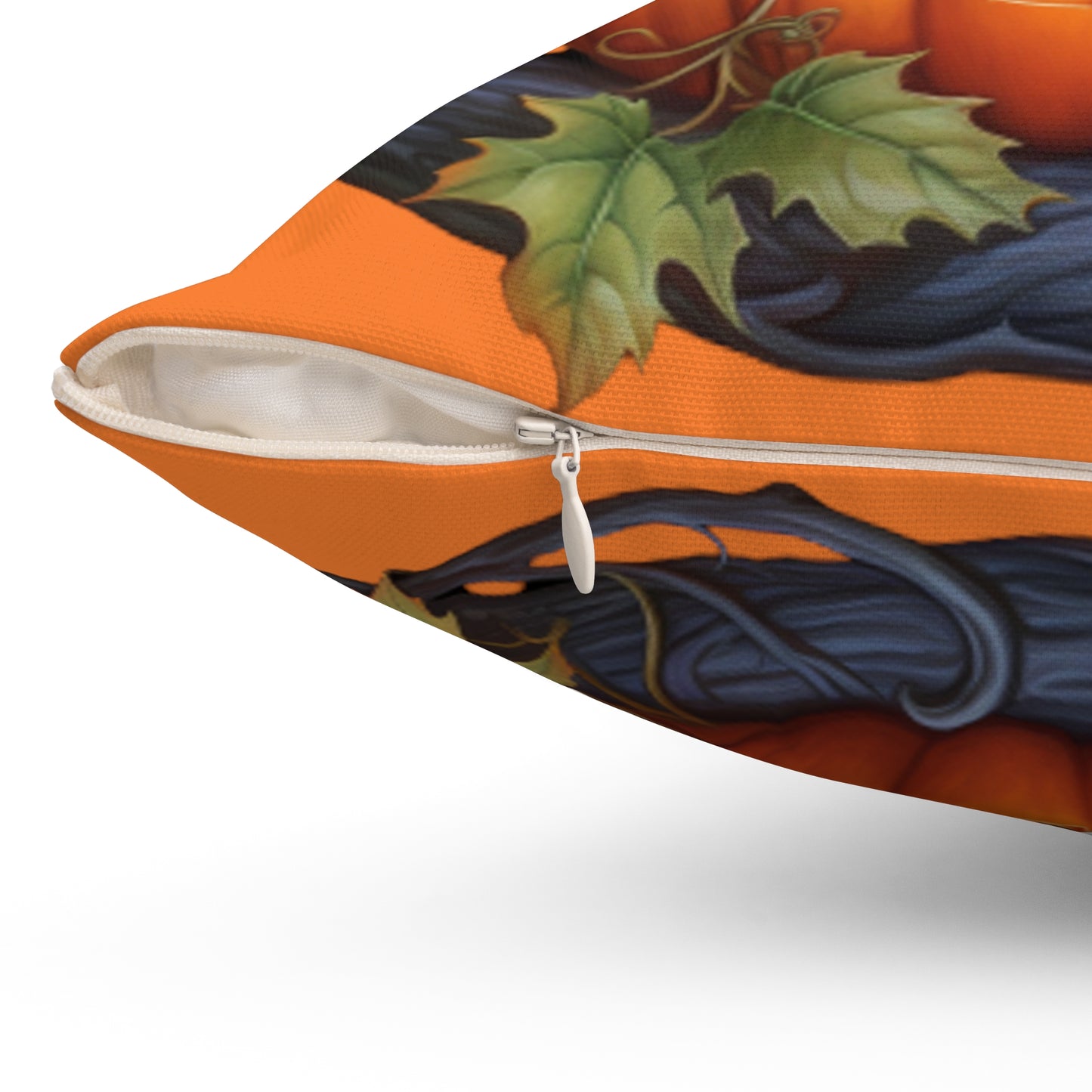 Pumpkin Spooky Ghost Pillow Halloween Pillows Ghost Decor Fall Color Pillow Throw Pillows Home Spooky Decorations Spun Polyester Square