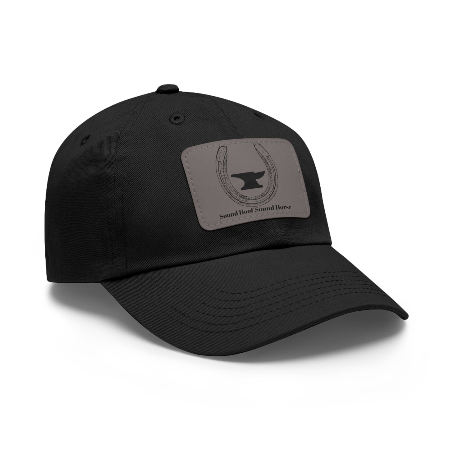 Farrier Hat Blacksmith Hat Horseshoer Hat with Patch Anvil and Horseshoe Quote for Horse Lovers