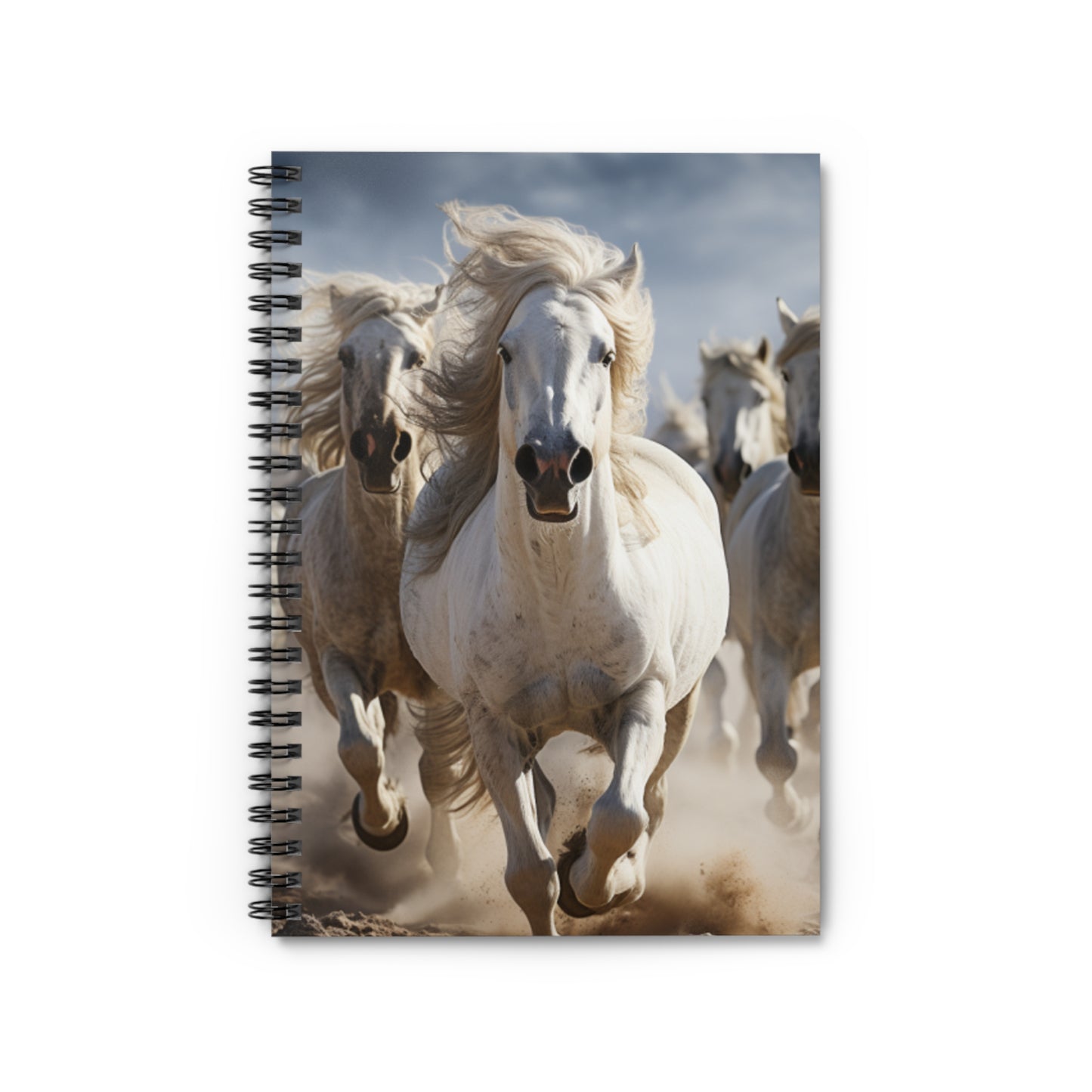 Horse Journal Spiral Notebook Spiral - Ruled Line Notepad Horse Lover Note Book Horse Gift Animal Writing Journal