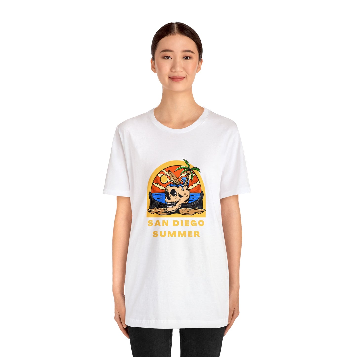 Summer Vibes T-Shirt Gift for Her Beach Lover Shirt Sunshine Tee Summer Shirt for Lady Beach Shirts Waves Shirt Surf