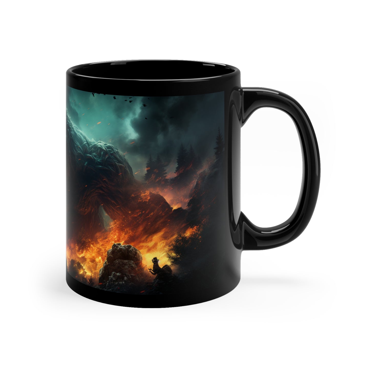 Bigfoot Ceramic Mug Yeti Mug Big Foot Mug Sasquatch Mug Sasquatch Cup Coffee Cup Coffee Mug