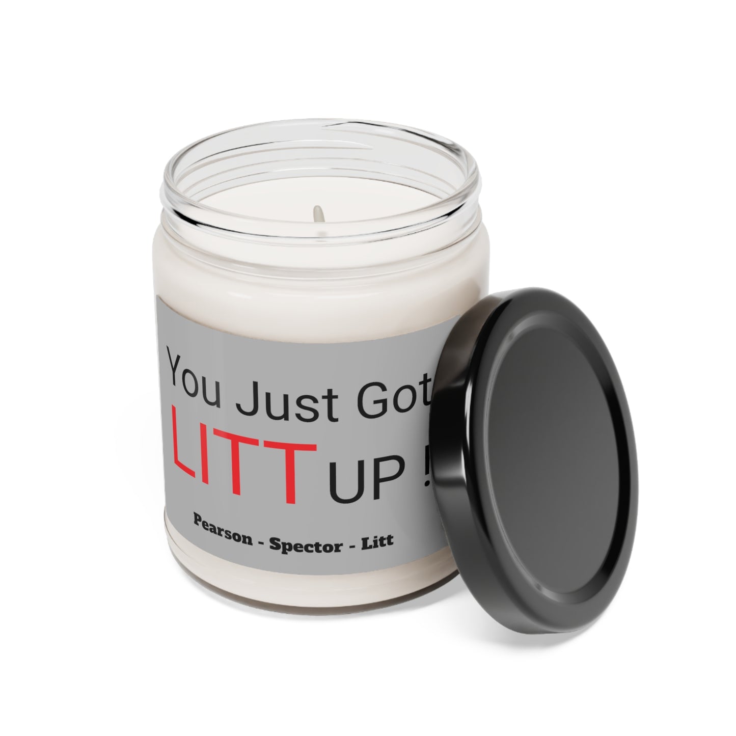 Suits TV Show Louis Litt Quote You Just Got LITT Up Mug Harvey Spector Scented Soy Candle, 9oz
