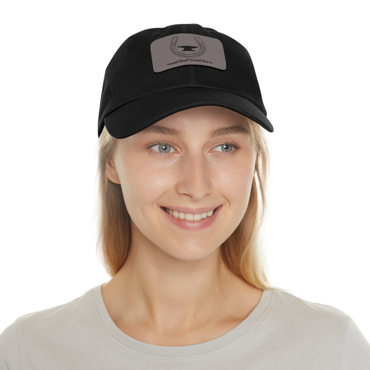 Farrier Hat Blacksmith Hat Horseshoer Hat with Patch Anvil and Horseshoe Quote for Horse Lovers