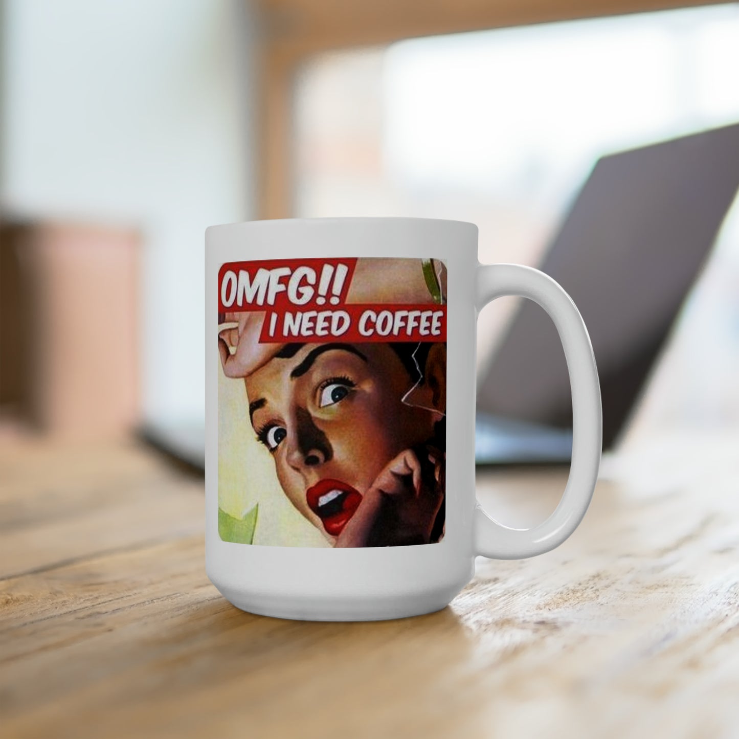 Vintage Style Coffee Mug Funny Coffee Mugs Classic Retro Coffee Cup 15oz