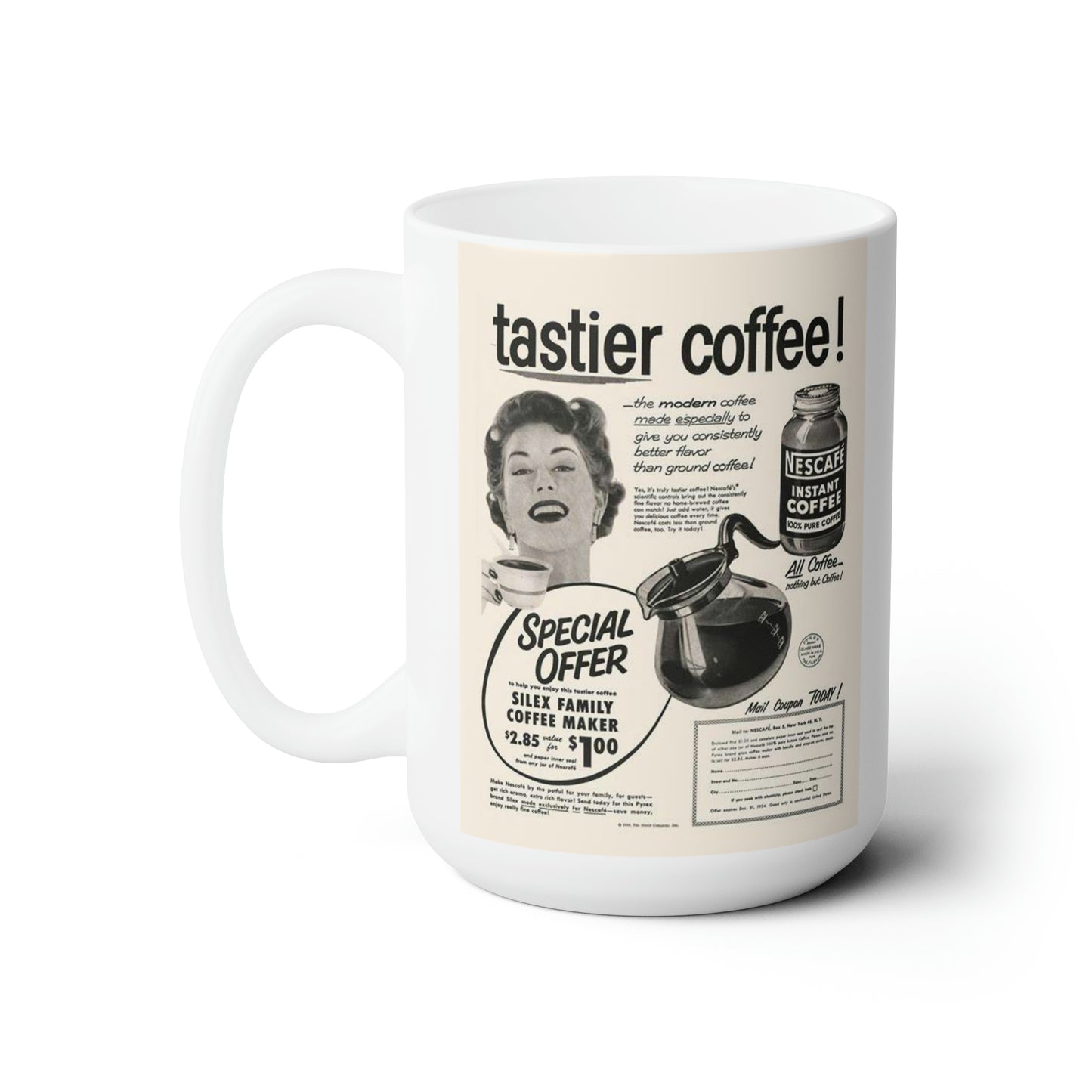 Classic Style Sign Coffee Mug Vintage Retro Old School Coffee Mugs 15oz