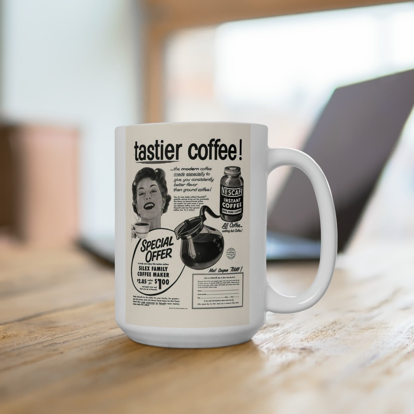 Classic Style Sign Coffee Mug Vintage Retro Old School Coffee Mugs 15oz