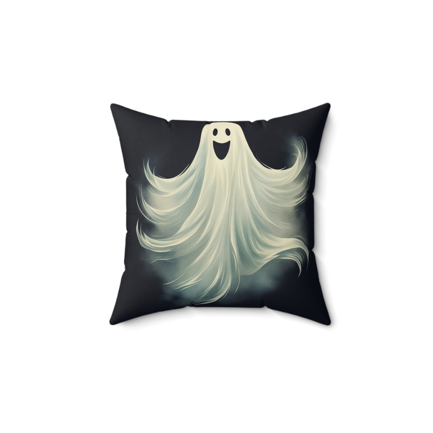 Ghost Pillow Halloween Pillows Ghost Decor Fall Color Pillow Throw Pillows Home Spooky Decorations Spun Polyester Square Pillow