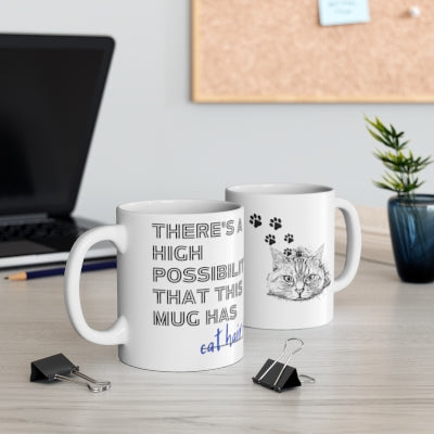 Pretty Cat Mug Black Cat Coffee Cup Cat lover Gift for Cat Lovers Cat Mom Cat Lady Gift Funny Coffee Mug Cute Coffee Mug for Cat Lover