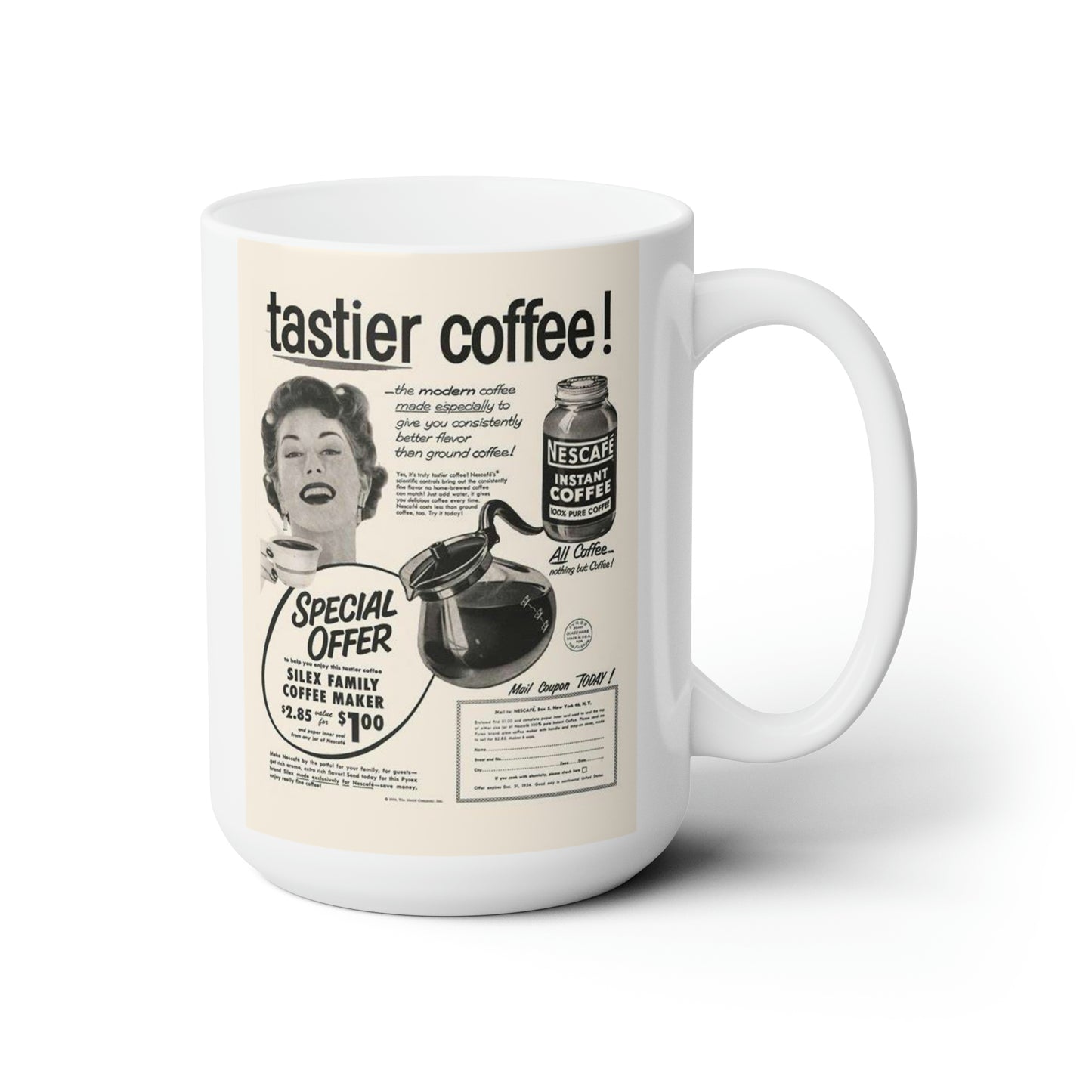 Classic Style Sign Coffee Mug Vintage Retro Old School Coffee Mugs 15oz