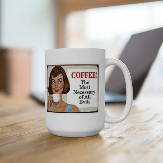 Classic Boho Coffee Mug Vintage Style Funny Saying Coffee Mugs 15oz