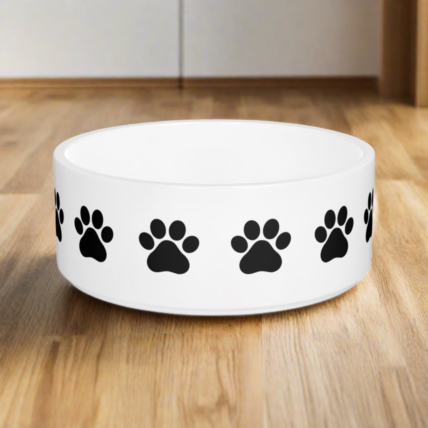 Dog Pet Bowl Paw Print Food Bowl for Dogs