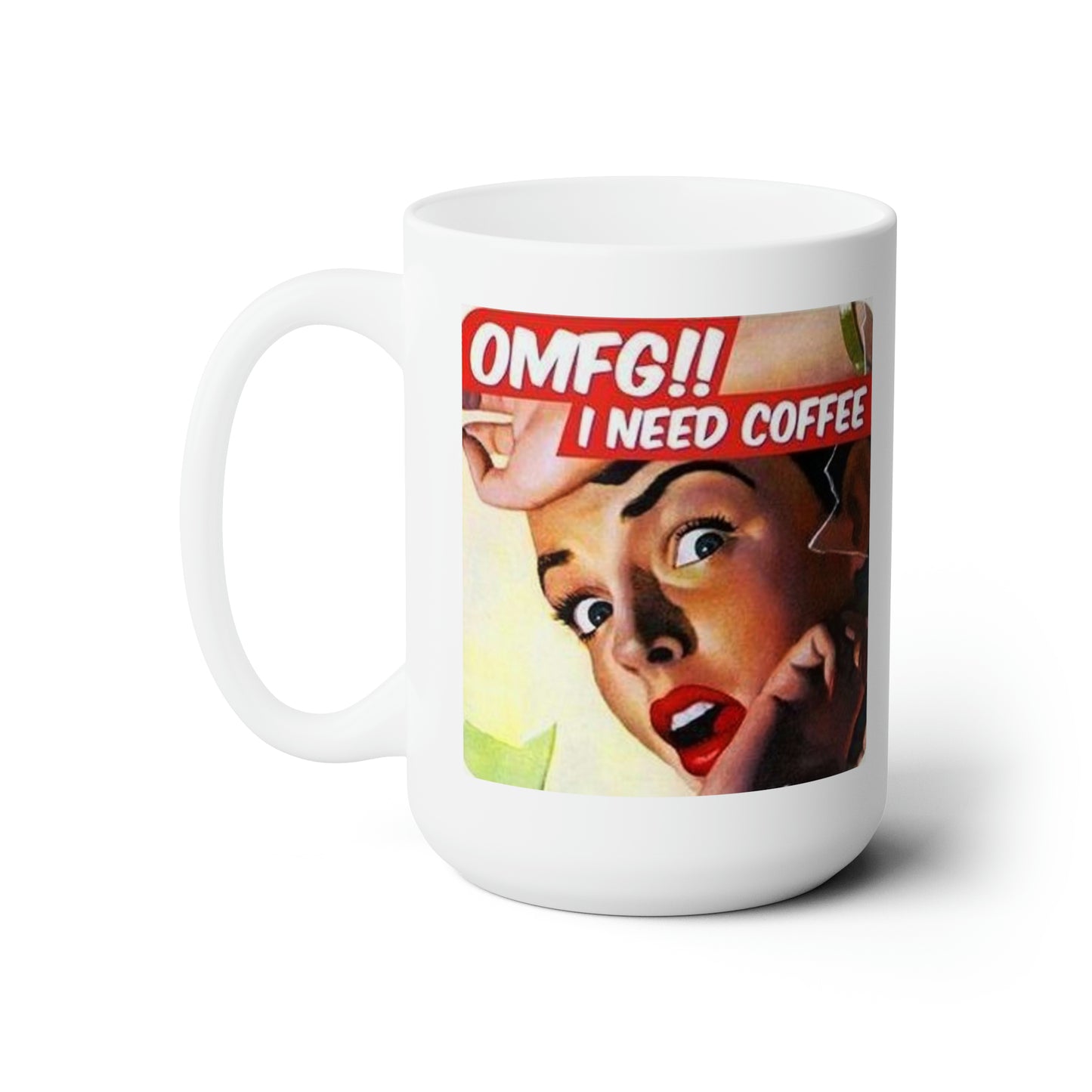 Vintage Style Coffee Mug Funny Coffee Mugs Classic Retro Coffee Cup 15oz