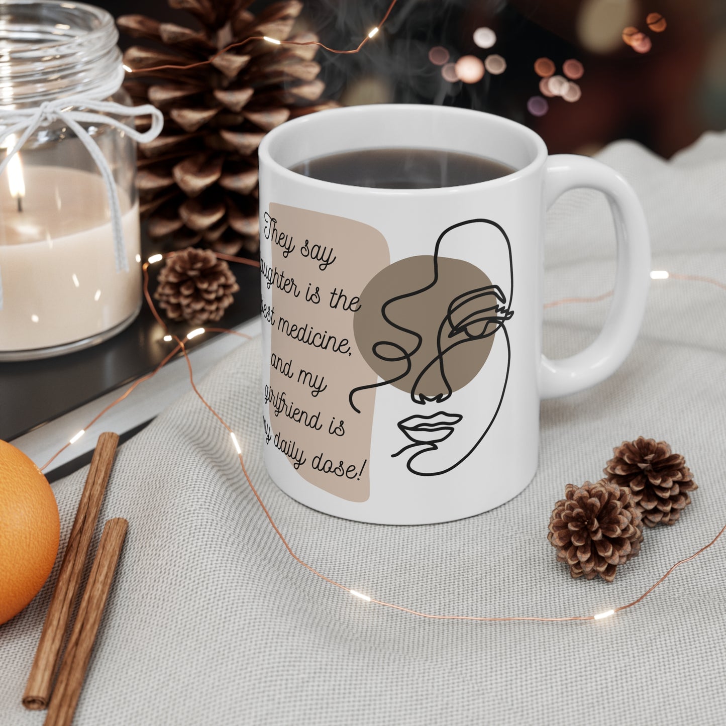 Girlfriend Coffee Mug Fun Mug Boyfriend Gift Romantic Gifts for Her Funny Mugs Ceramic 11oz