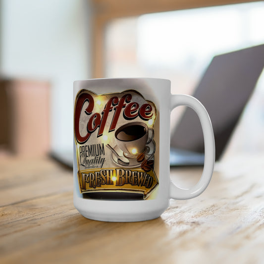 Vintage Coffee Mug Retro Coffee Cup Vintage Sign Mug 15oz