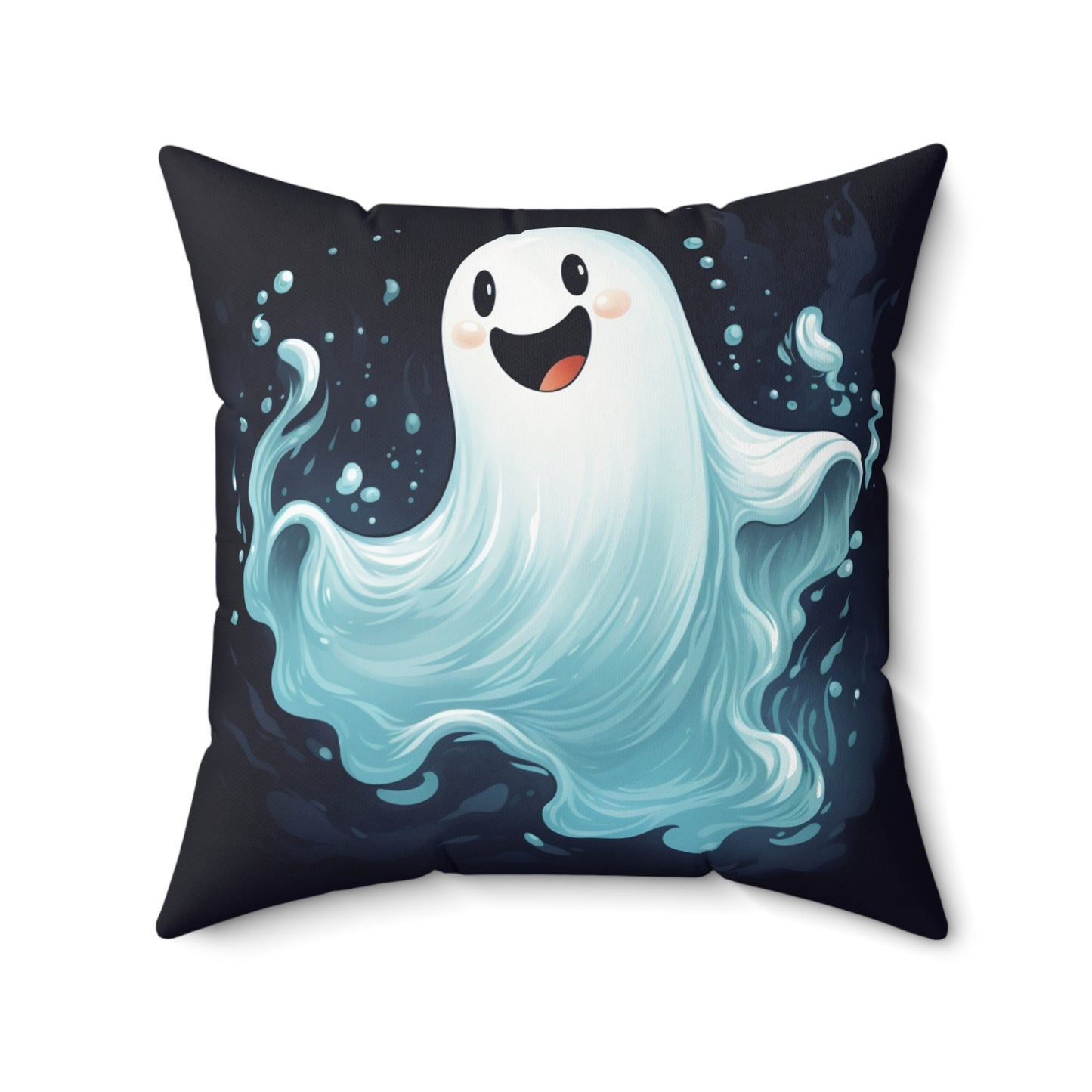 Ghost Pillow Halloween Pillows Ghost Decor Fall Color Pillow Throw Pillows Home Spooky Decorations Spun Polyester Square Pillow